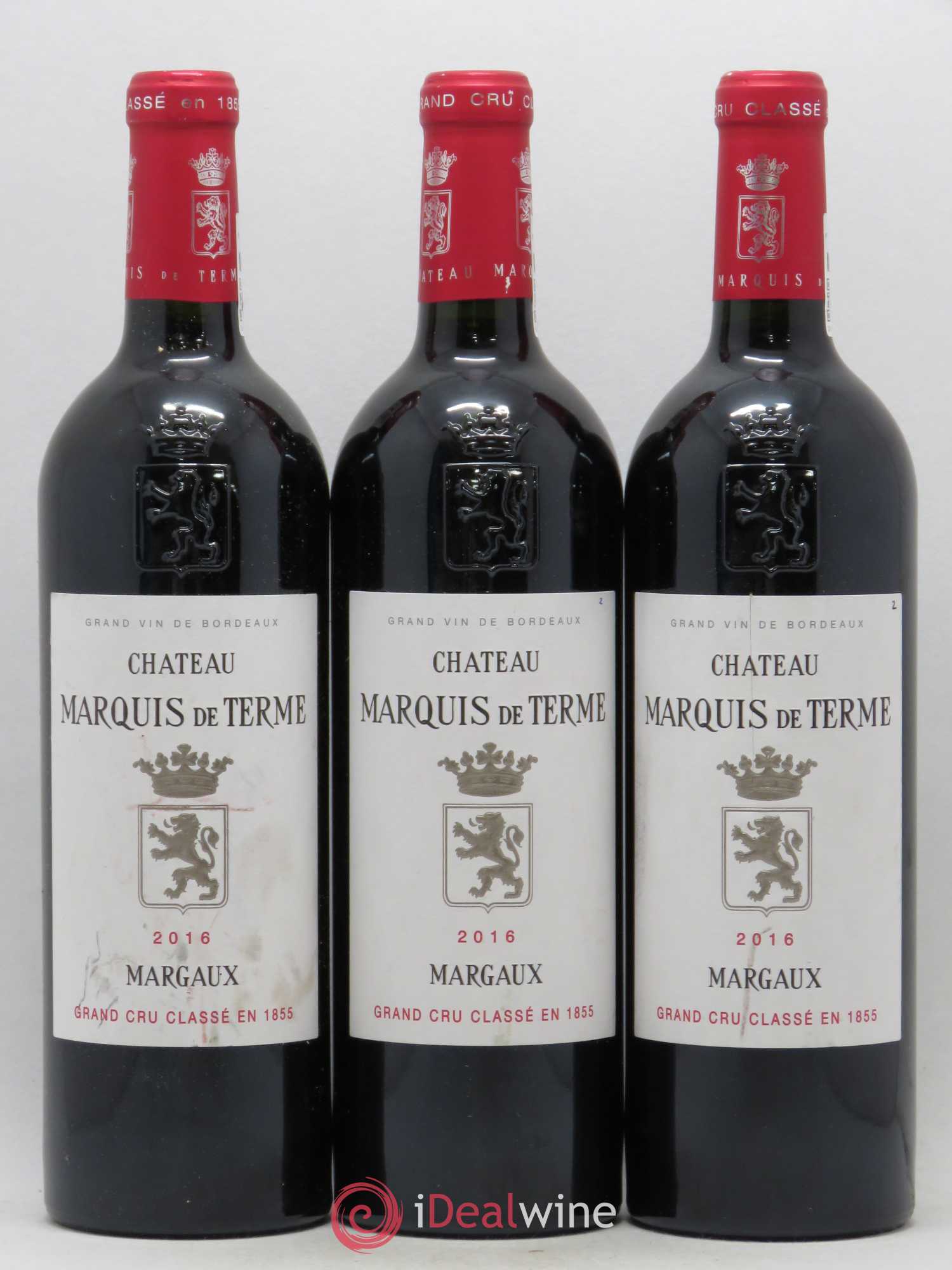 Château Marquis de Terme 4ème Grand Cru Classé 2016 - Lot de 6 bouteilles - 2