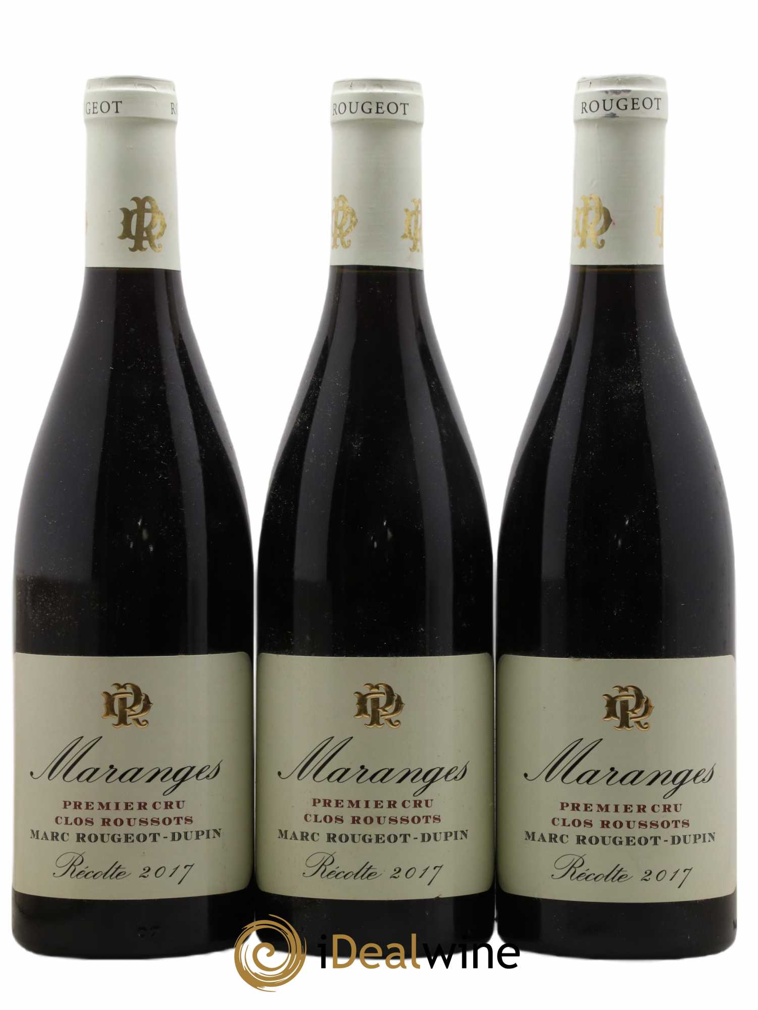 Maranges 1er Cru Marc Rougeot Dupin Clos Roussots 2017 - Lot de 3 bouteilles - 0
