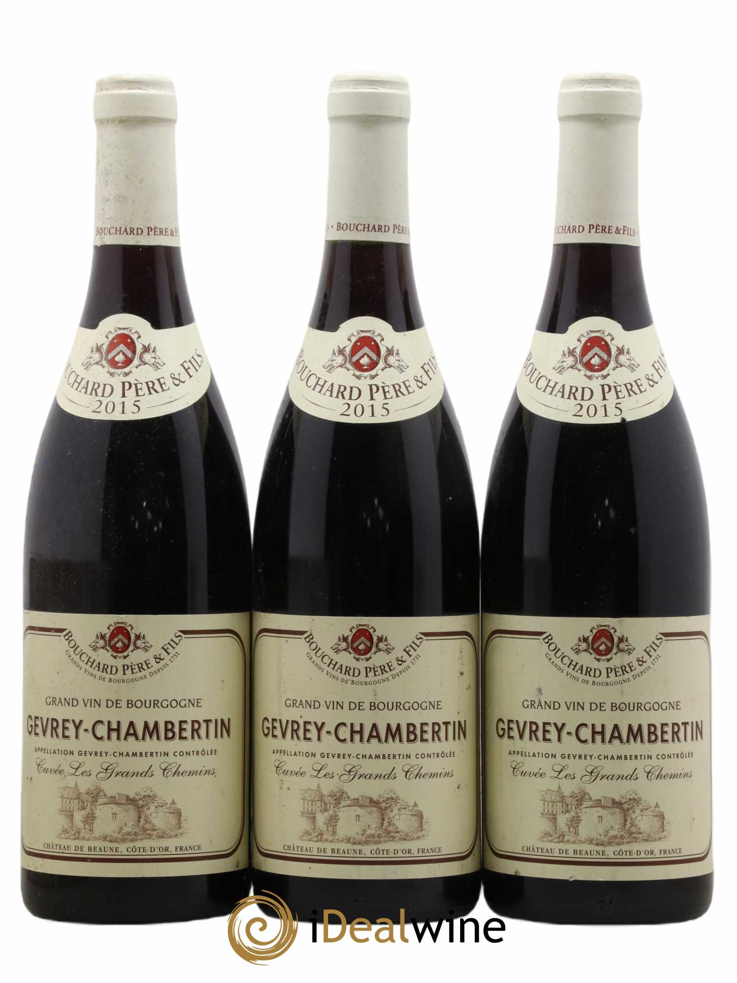Gevrey-Chambertin Les Grands Chemins Bouchard 2015 - Posten von 3 Flaschen - 0