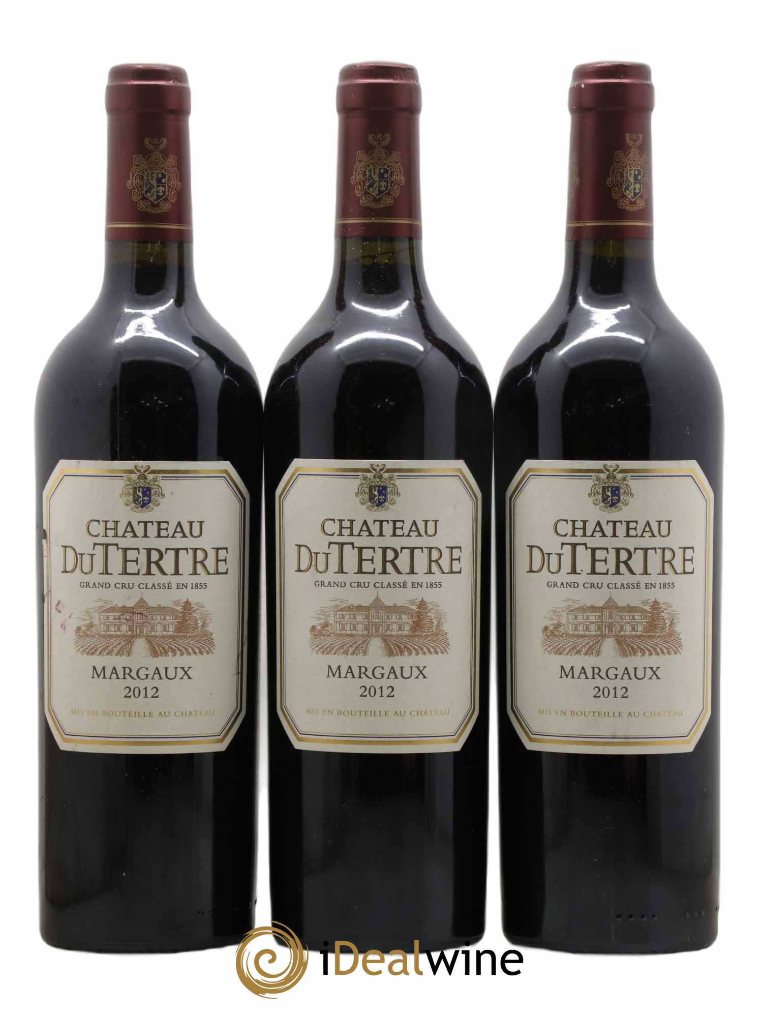 Château du Tertre 5ème Grand Cru Classé 2012 - Lot de 3 bouteilles - 0