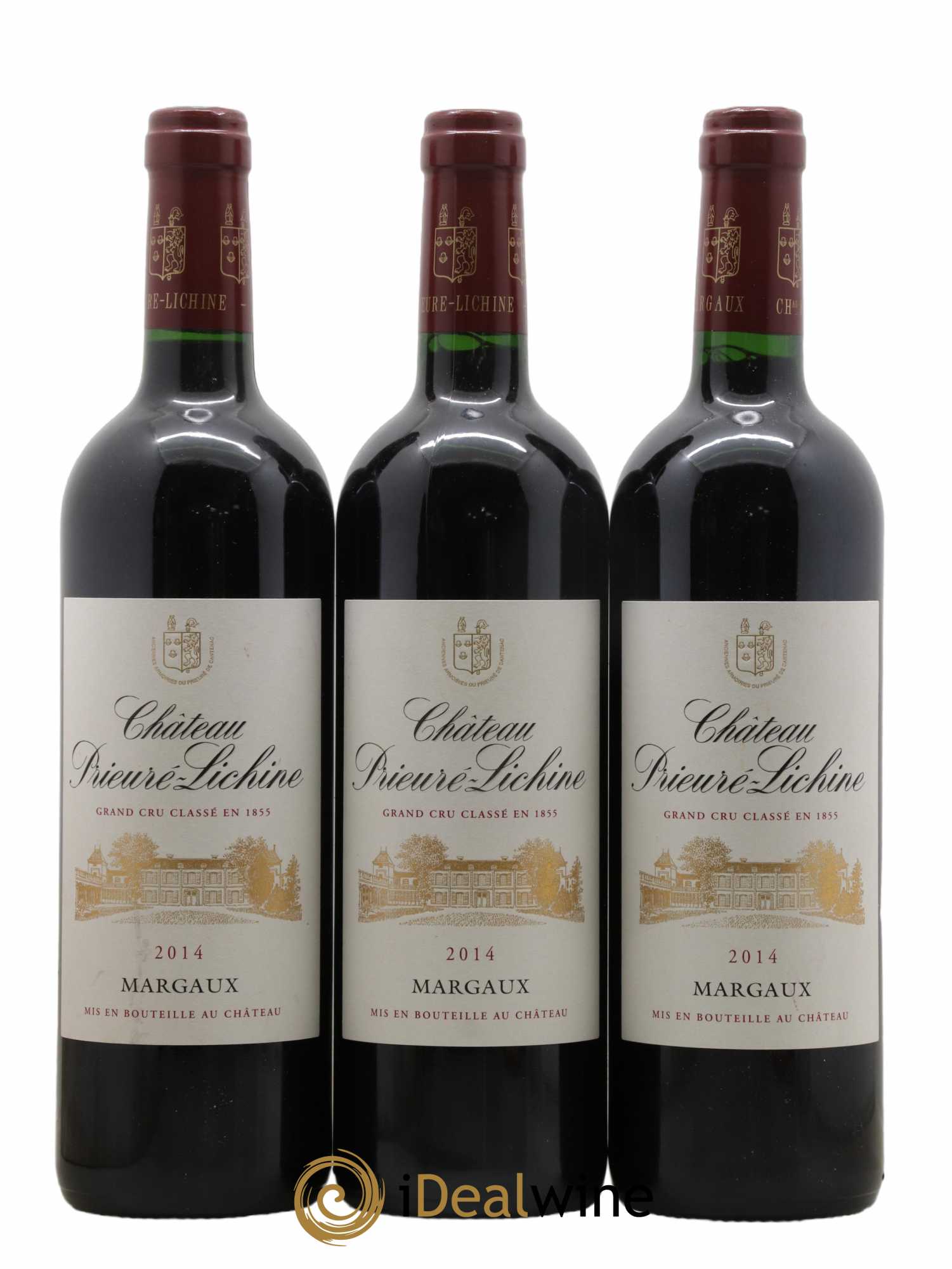Château Prieuré Lichine 4ème Grand Cru Classé 2014 - Lot de 3 bouteilles - 0