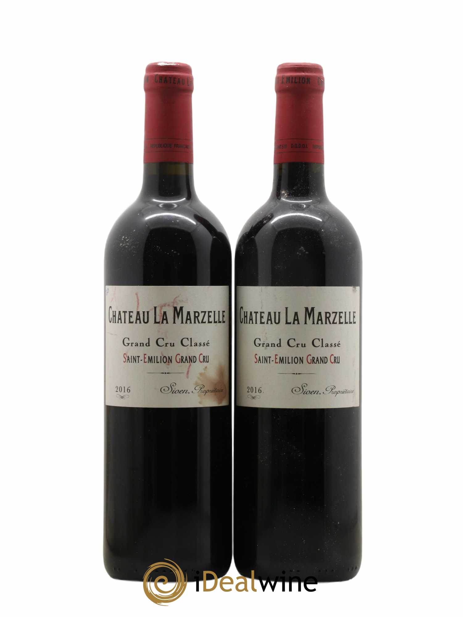 Château La Marzelle Grand Cru Classé 2016 - Lot de 2 bouteilles - 0