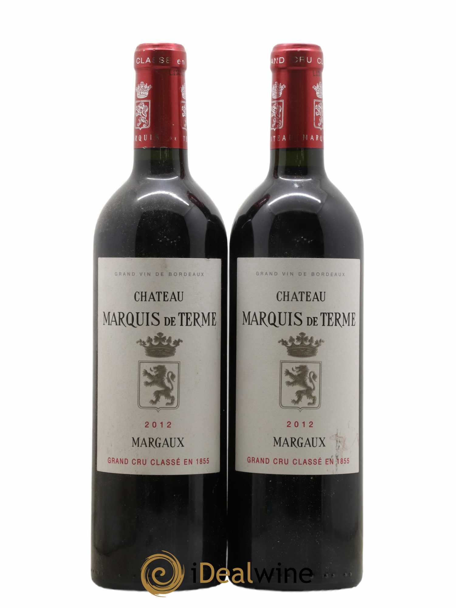 Château Marquis de Terme 4ème Grand Cru Classé 2012 - Lot de 2 bouteilles - 0