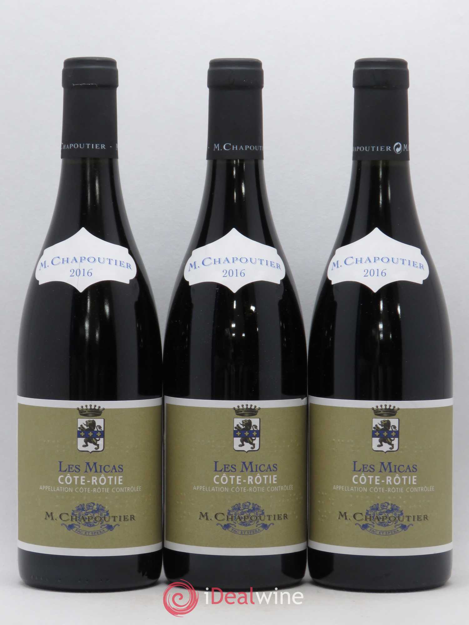 Côte-Rôtie Chapoutier Les Micas 2016 - Lot de 3 bouteilles - 0