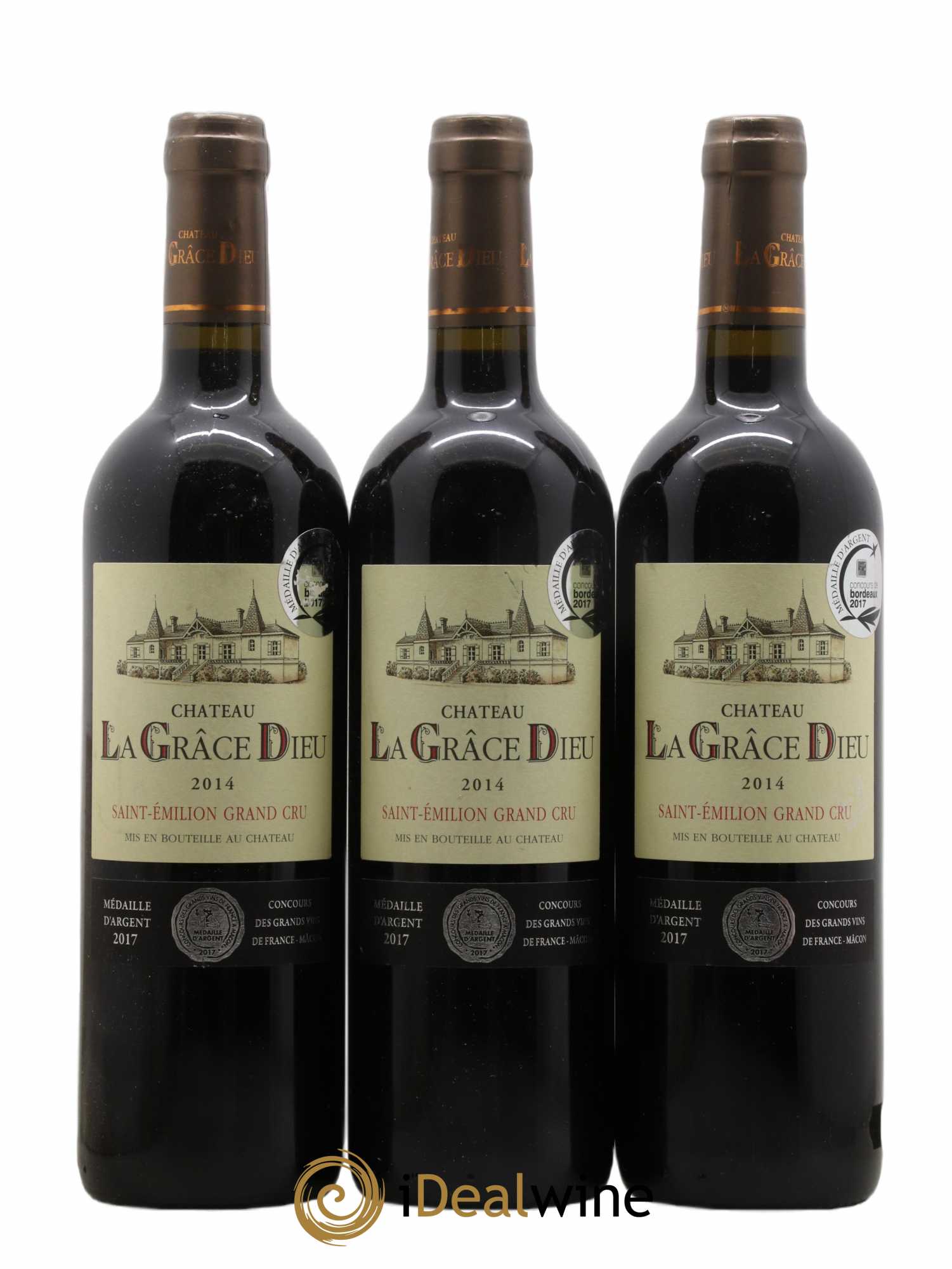 Château la Grâce Dieu 2014 - Lot de 3 bouteilles - 0