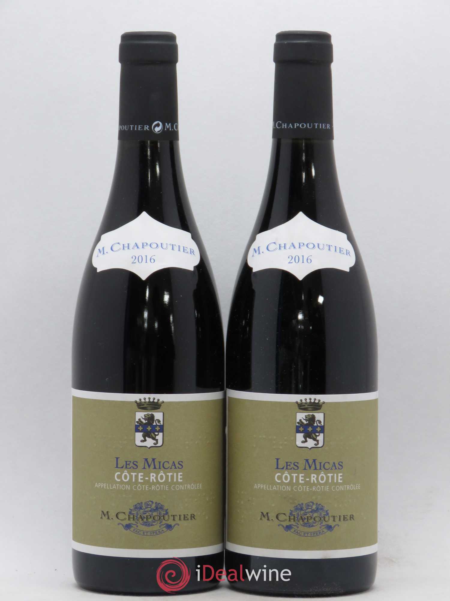 Côte-Rôtie Chapoutier Les Micas 2016 - Lot de 2 bouteilles - 0