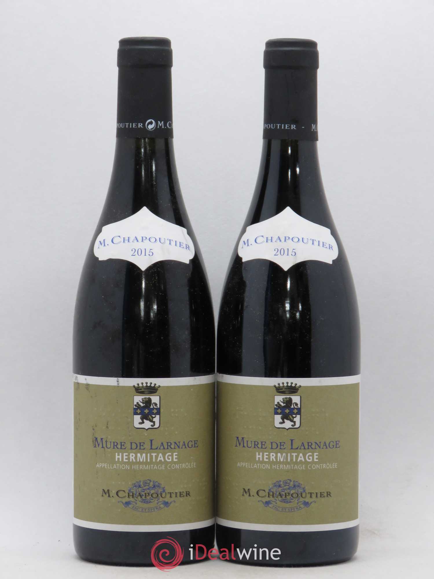 Hermitage Mure de Larnage Chapoutier 2015 - Posten von 2 Flaschen - 0