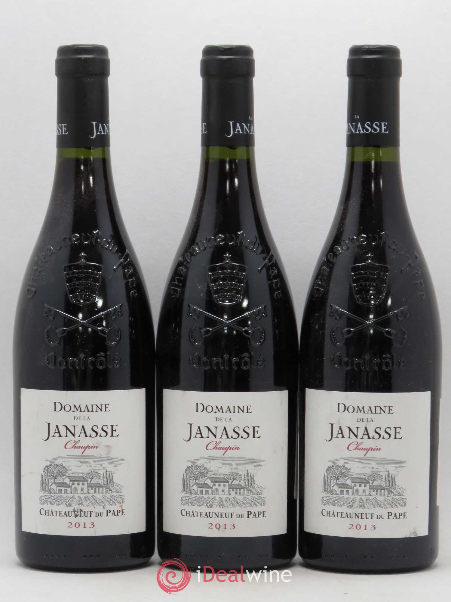 Châteauneuf-du-Pape Cuvée Chaupin La Janasse (Domaine de) 2013 - Lot de 3 bouteilles - 0