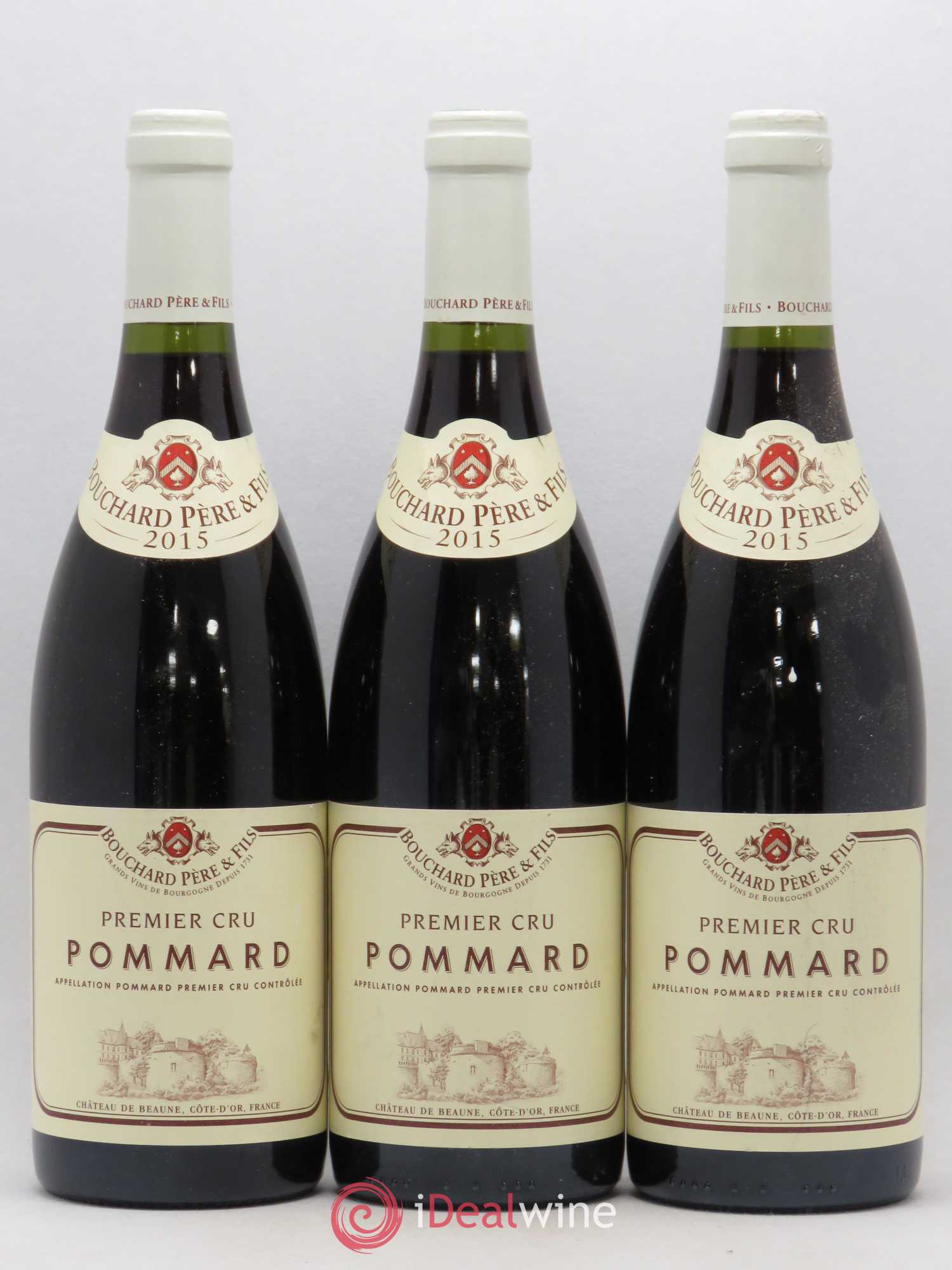 Pommard 1er Cru Bouchard Père & Fils (sans prix de réserve) 2015 - Lot de 3 bouteilles - 0