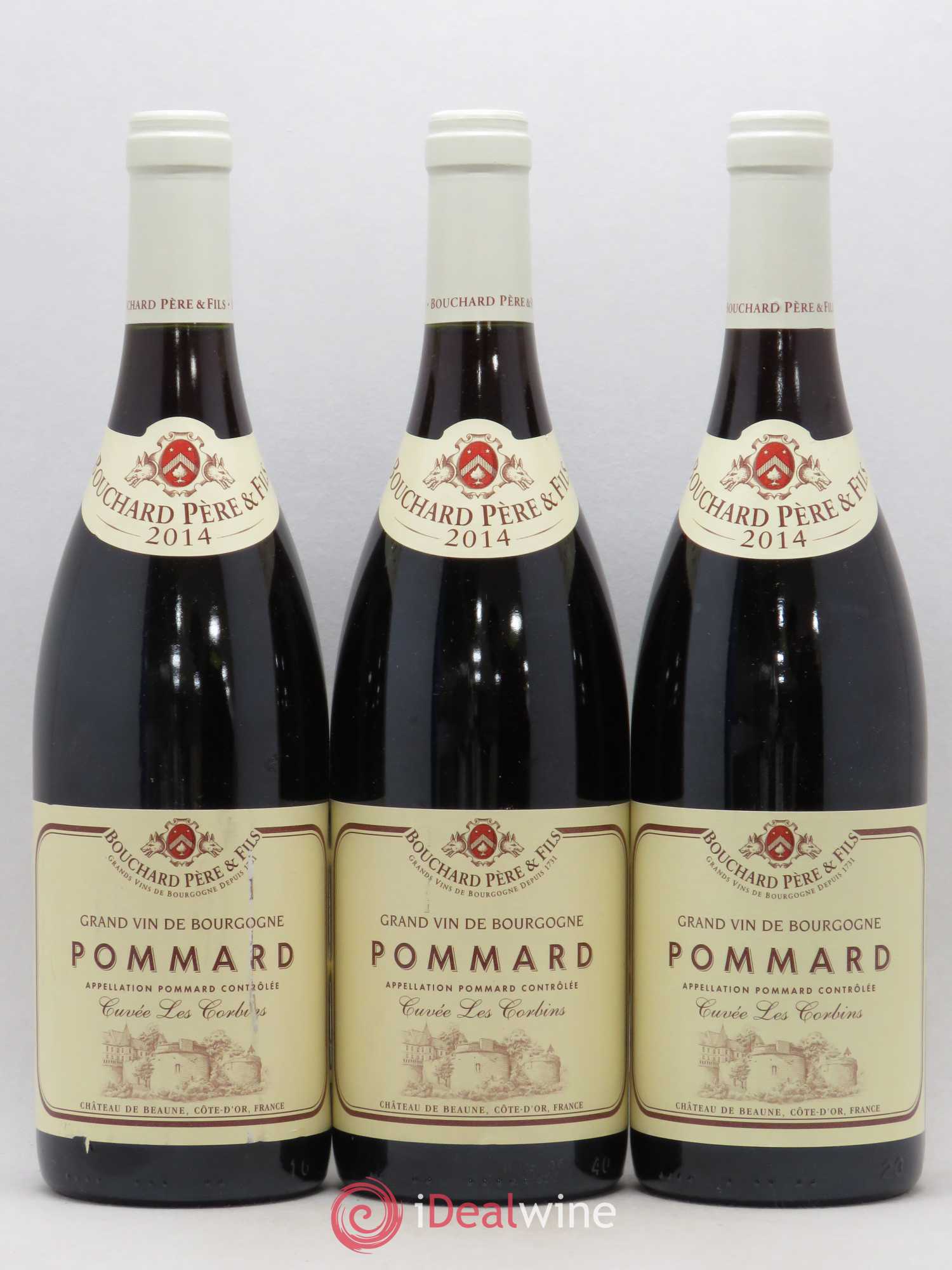 Pommard Cuvée Les Corbins Bouchard Père et Fils 2014 - Posten von 3 Flaschen - 0