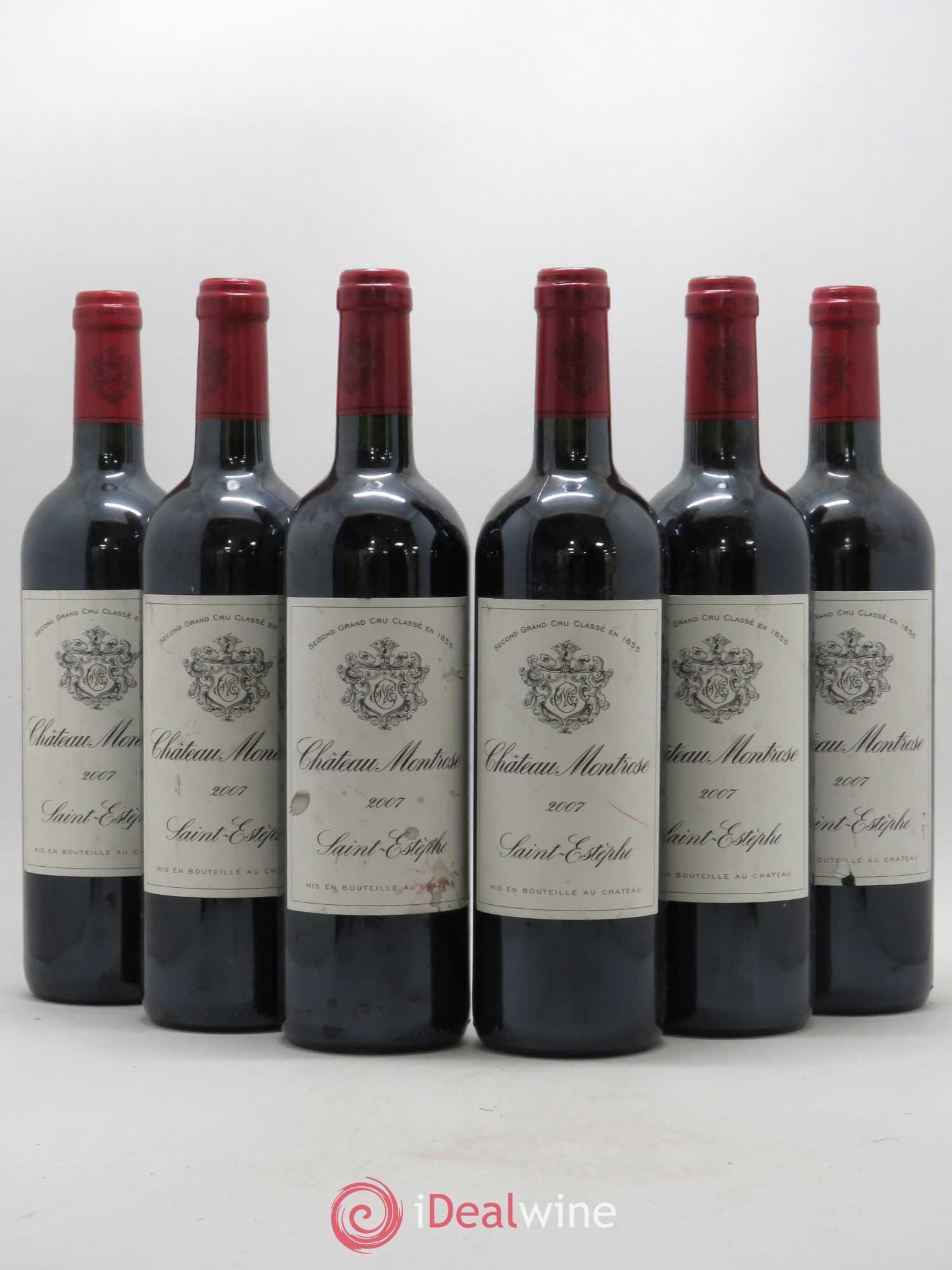 Château Montrose 2ème Grand Cru Classé 2007 - Lot de 6 bouteilles - 0