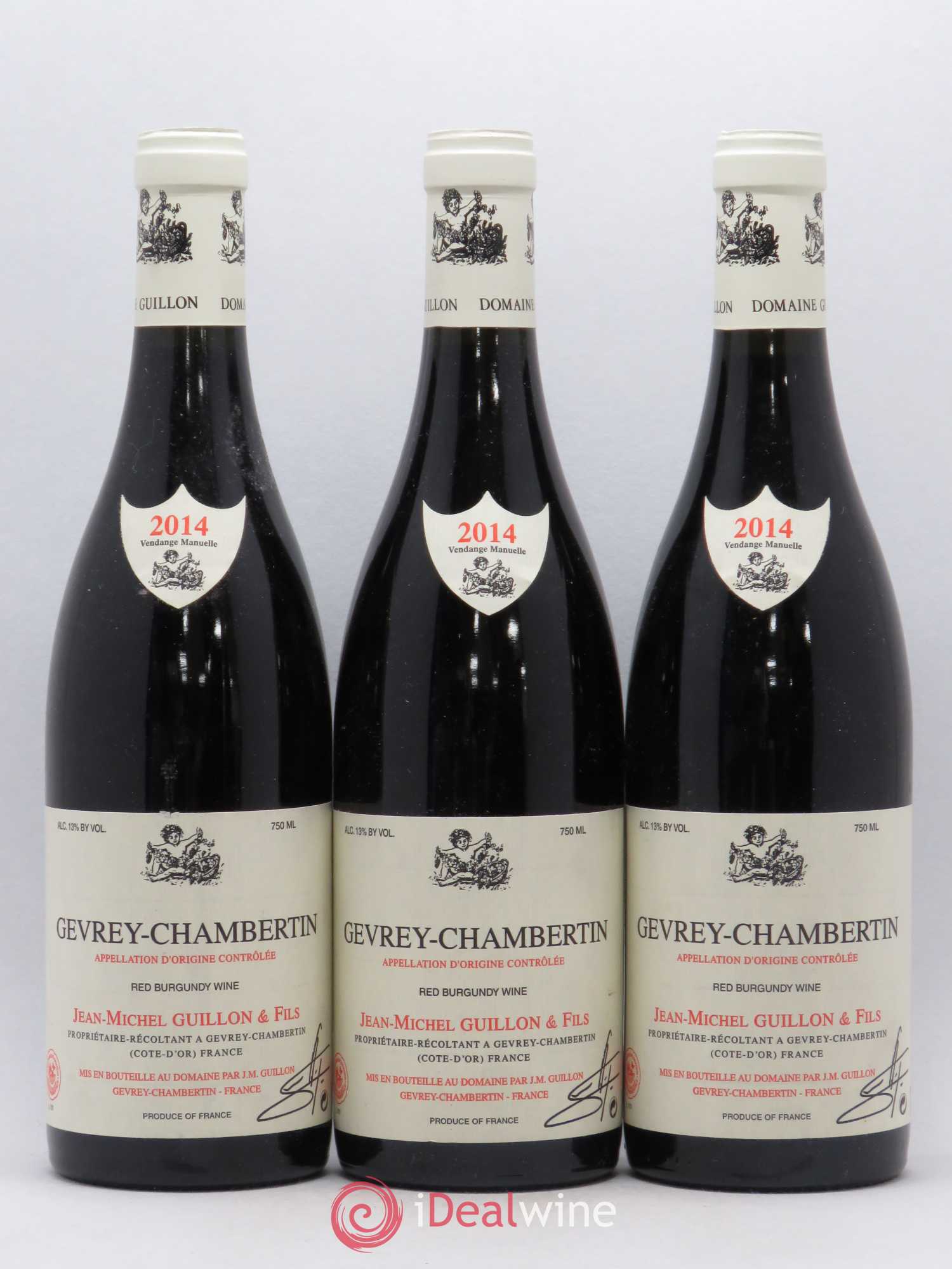 Gevrey-Chambertin Guillon 2014 - Posten von 3 Flaschen - 0