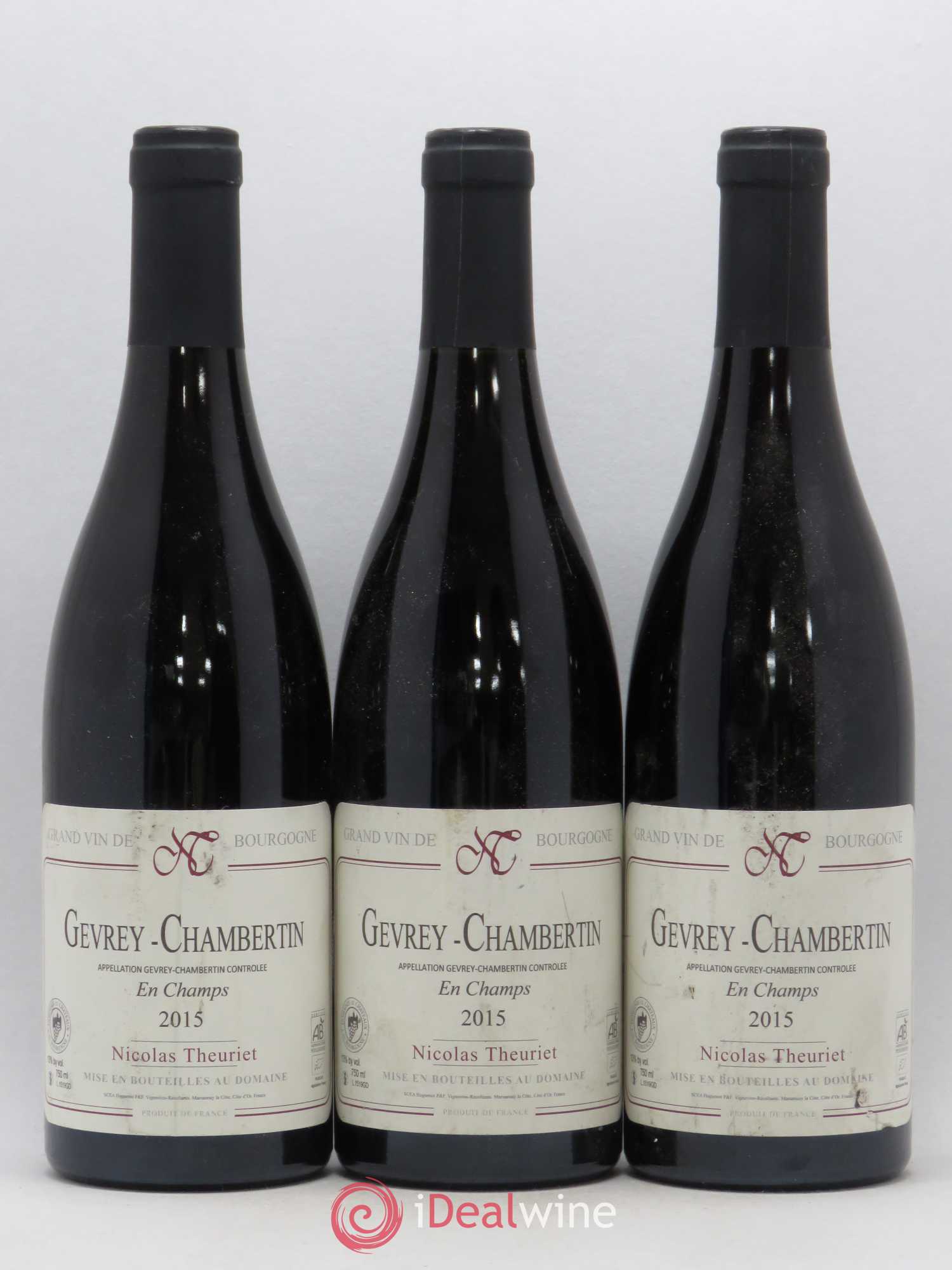 Gevrey-Chambertin En Champs Theuriet 2015 - Posten von 3 Flaschen - 0