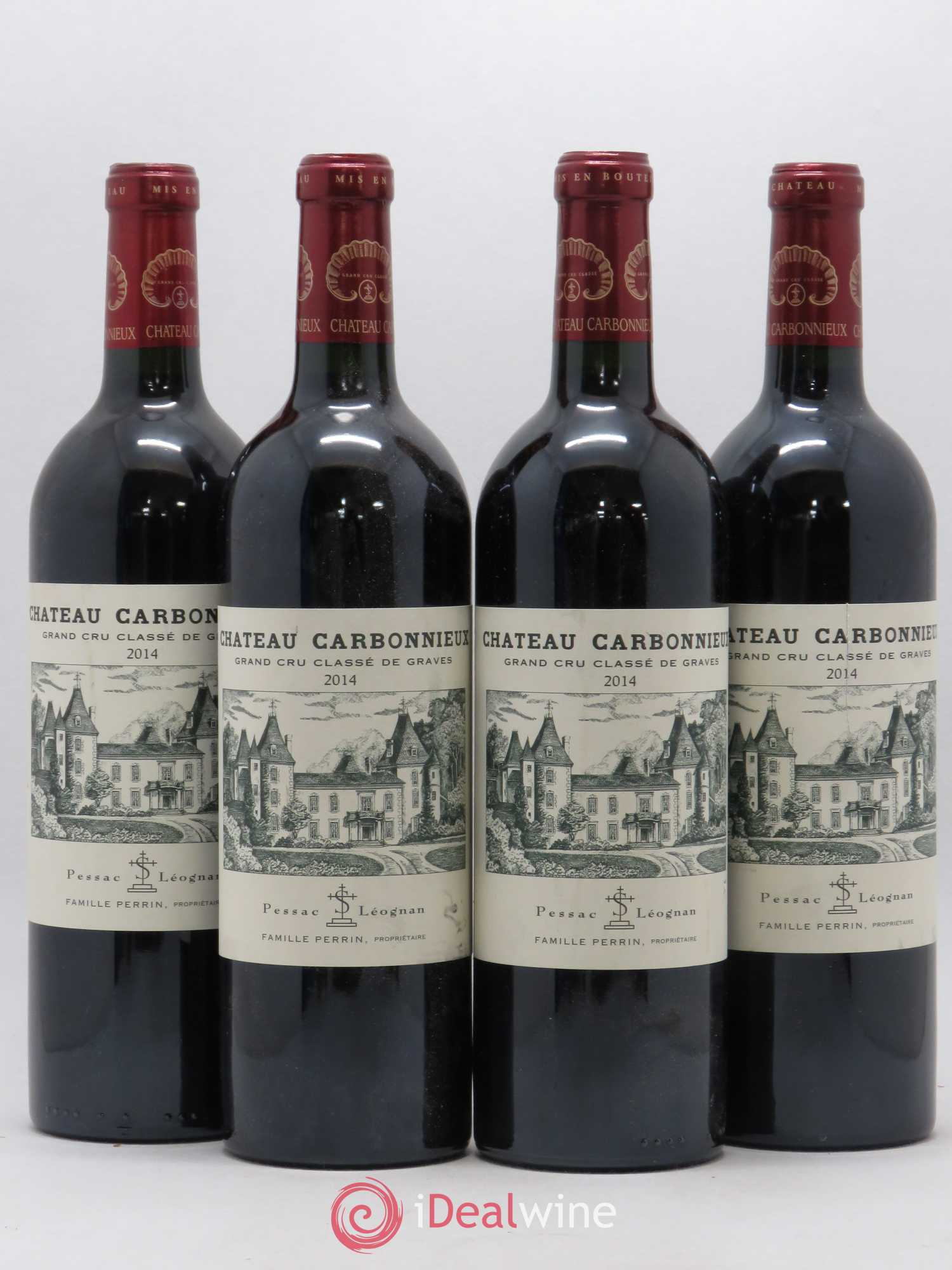 Château Carbonnieux Cru Classé de Graves 2014 - Lot de 4 bouteilles - 0