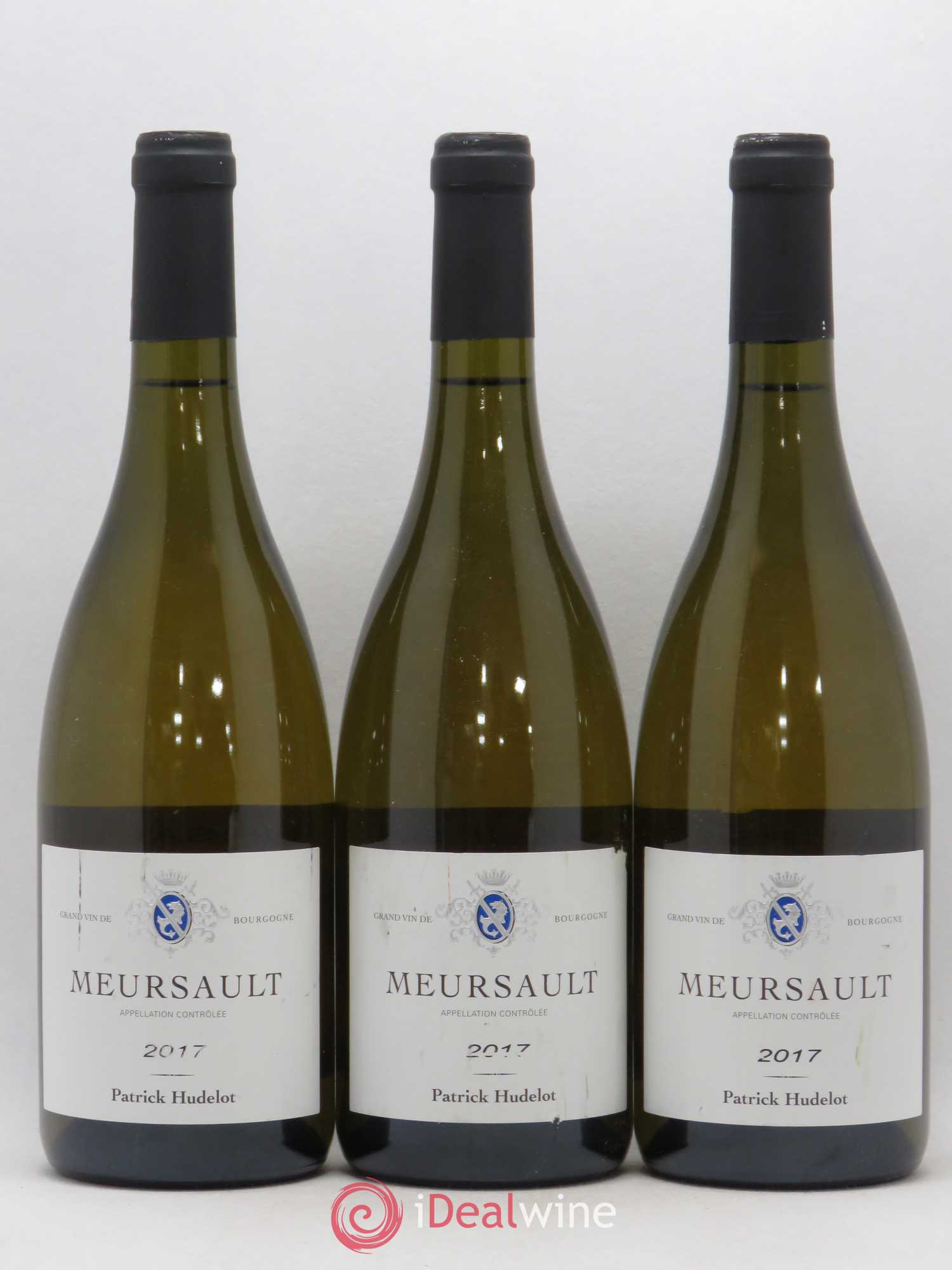 Meursault P. Hudelot 2017 - Lot de 3 bouteilles - 0