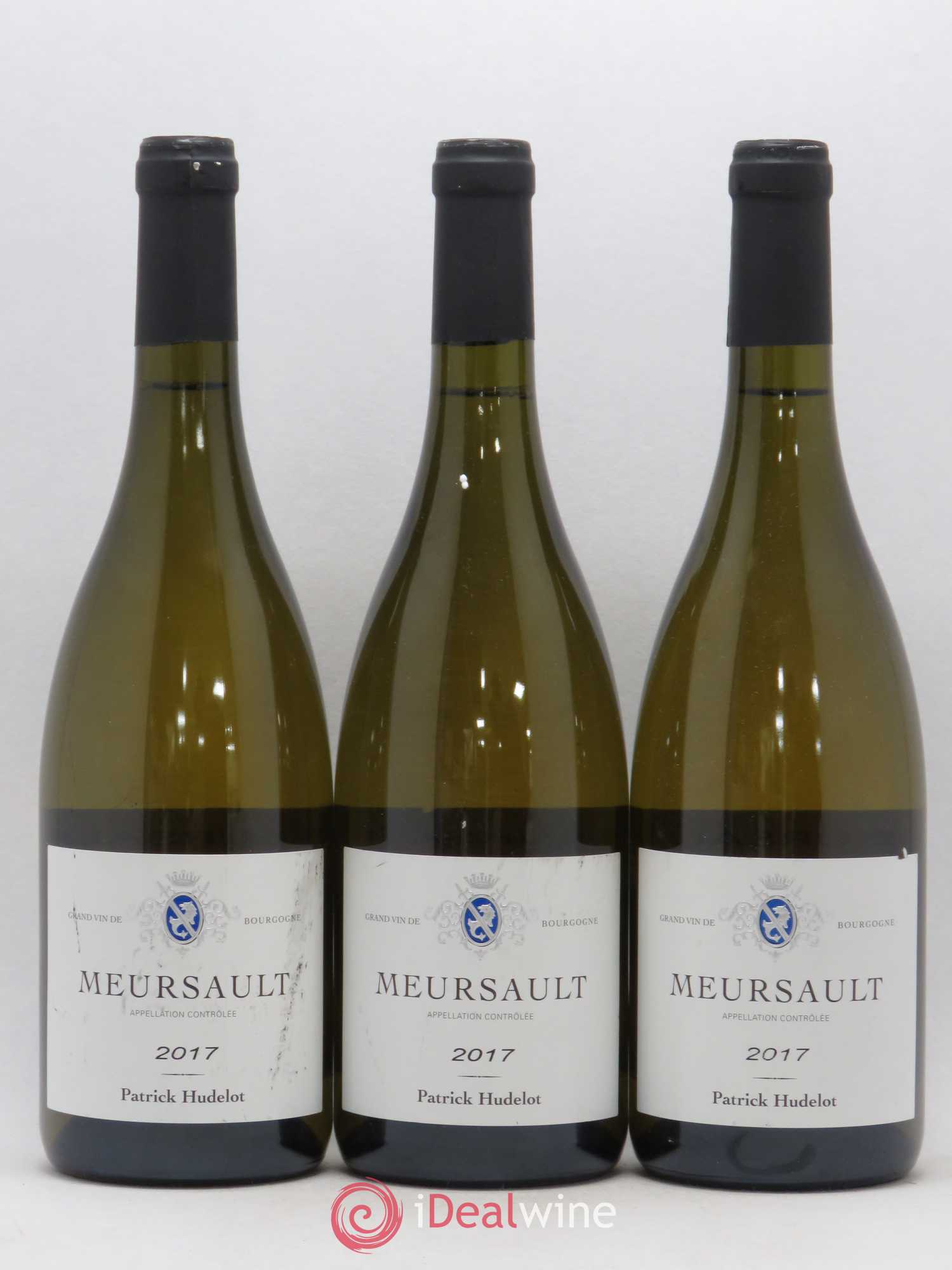 Meursault P. Hudelot (sans prix de réserve) 2017 - Posten von 3 Flaschen - 0