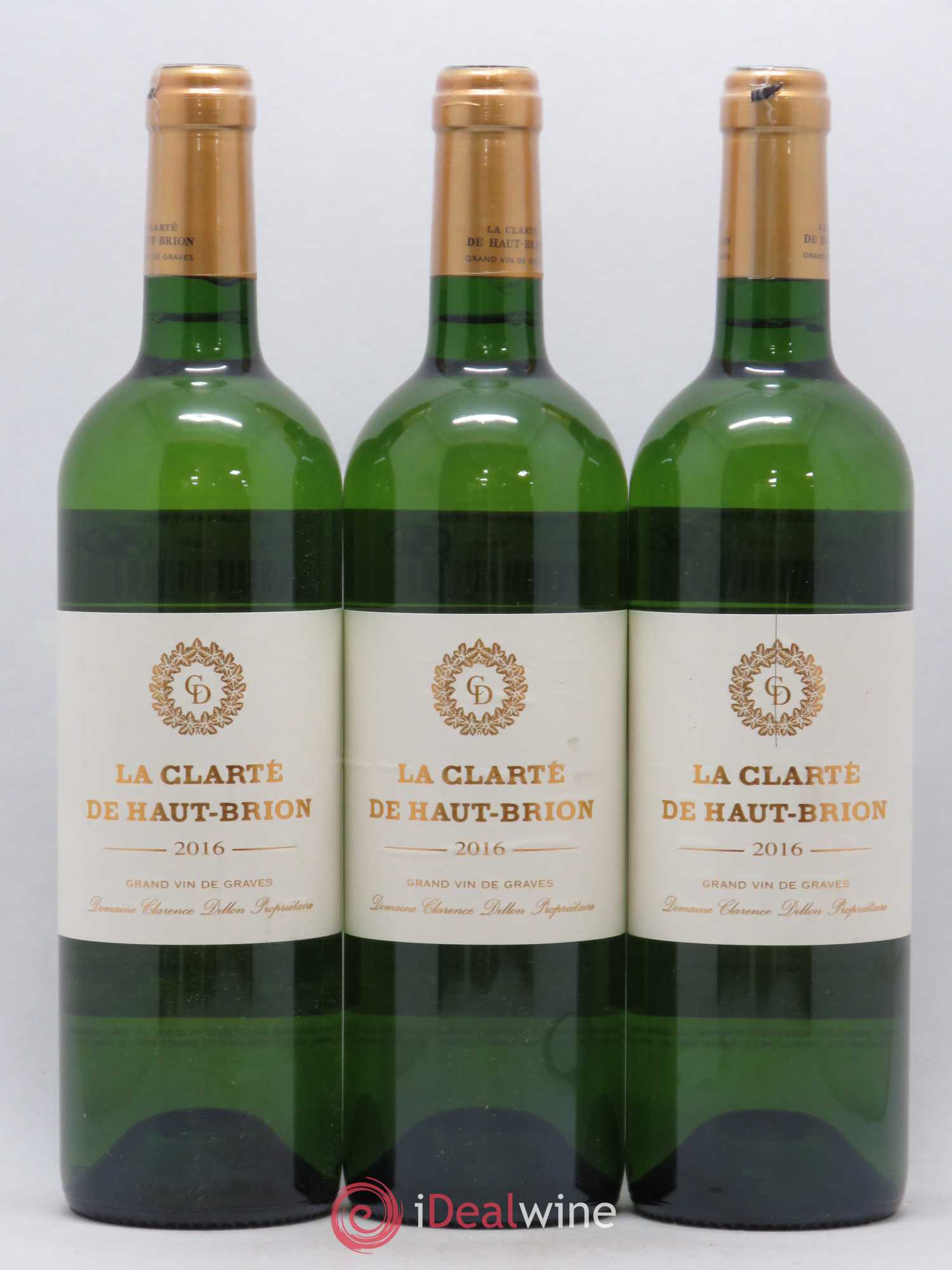 La Clarté de Haut Brion Second Vin 2016 - Lot de 3 bouteilles - 0