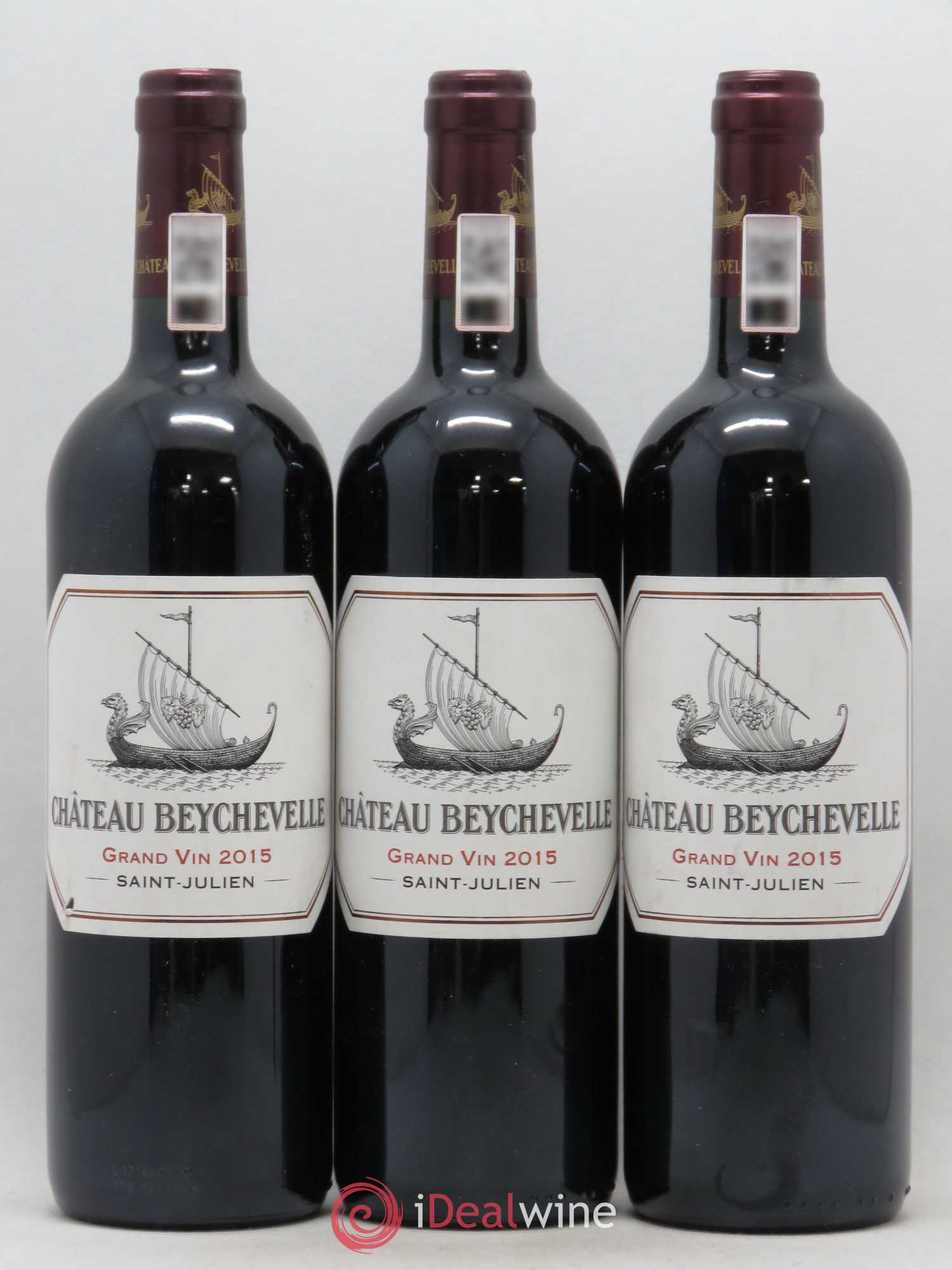 Château Beychevelle 4ème Grand Cru Classé 2015 - Lot de 3 bouteilles - 0