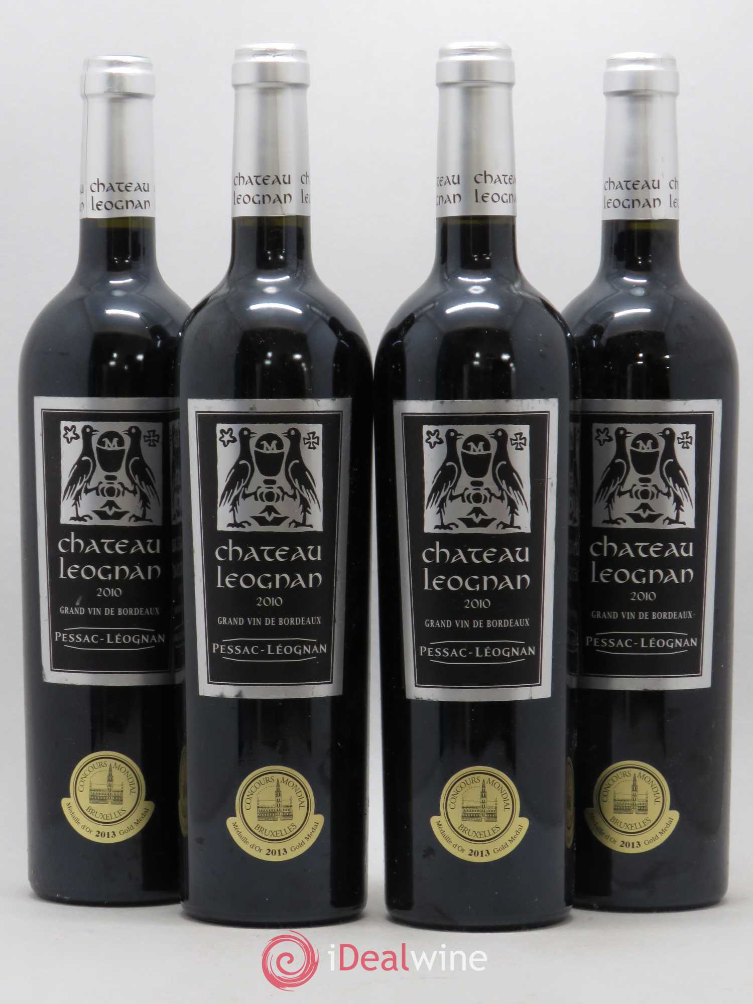 Pessac-Léognan Château Leognan 2010 - Posten von 4 Flaschen - 0