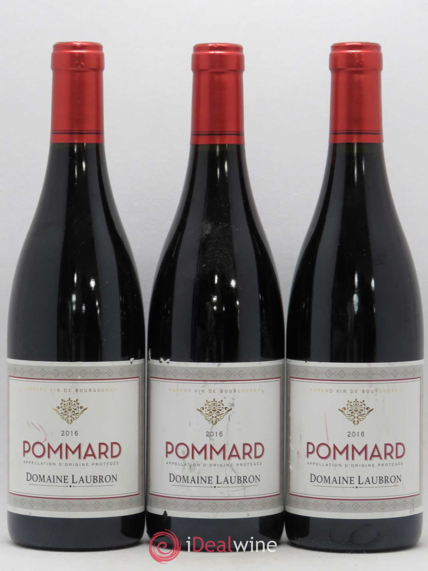 Pommard Domaine Laubron (sans prix de réserve) 2016 - Posten von 3 Flaschen - 0