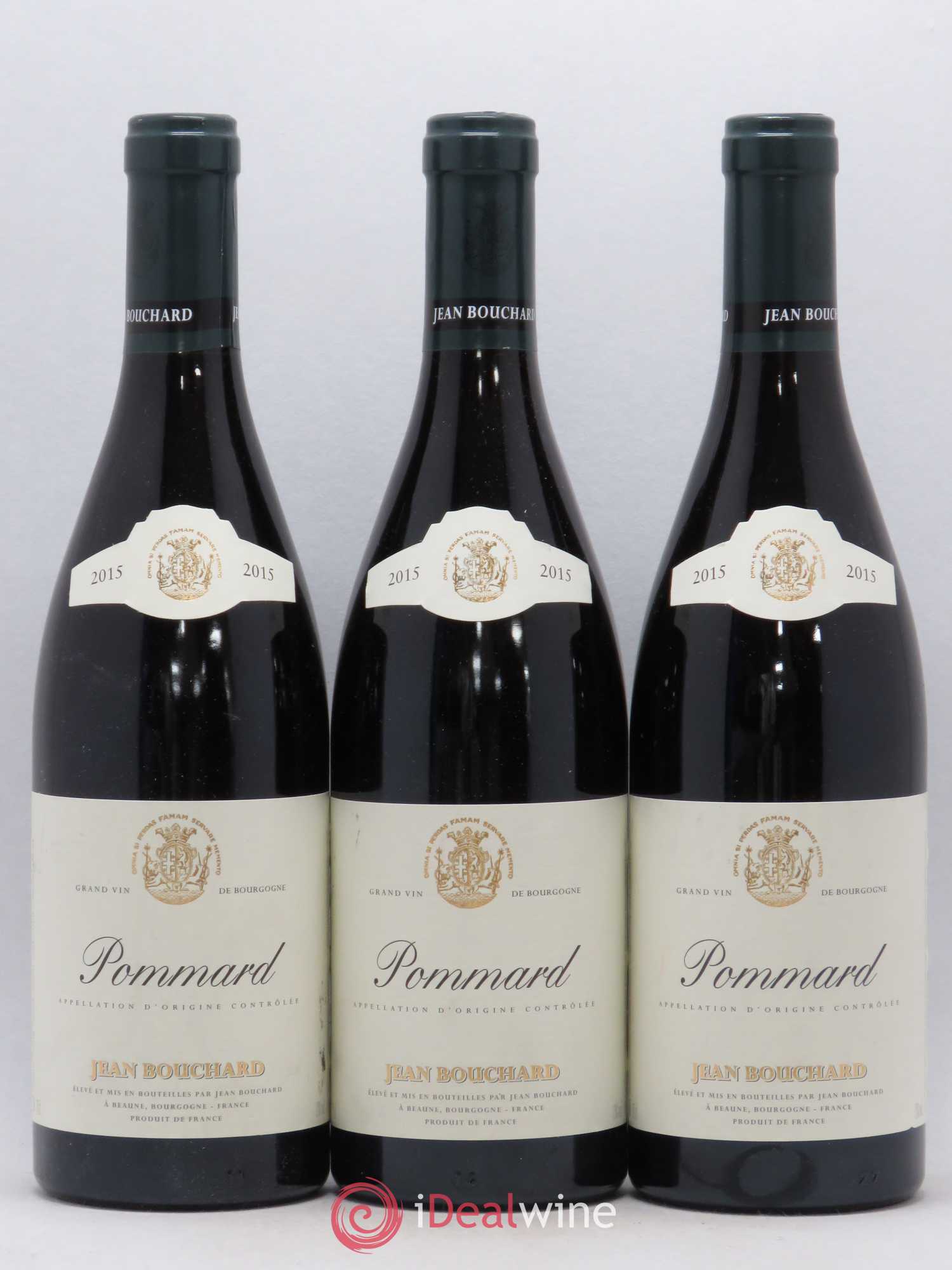 Pommard Jean Bouchard 2015 - Lot de 3 bouteilles - 0