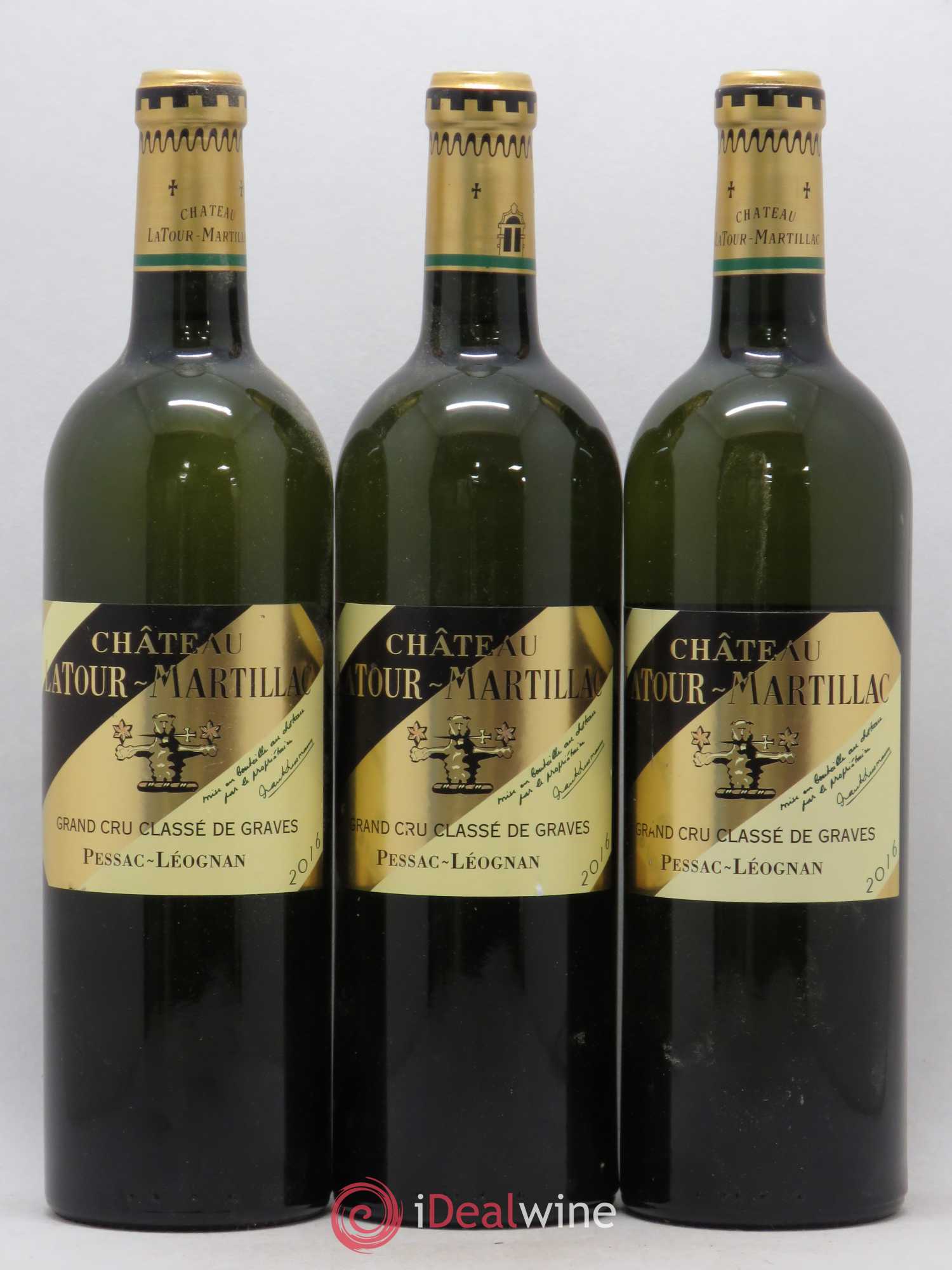 Château Latour-Martillac Cru Classé de Graves 2016 - Lot de 3 bouteilles - 0