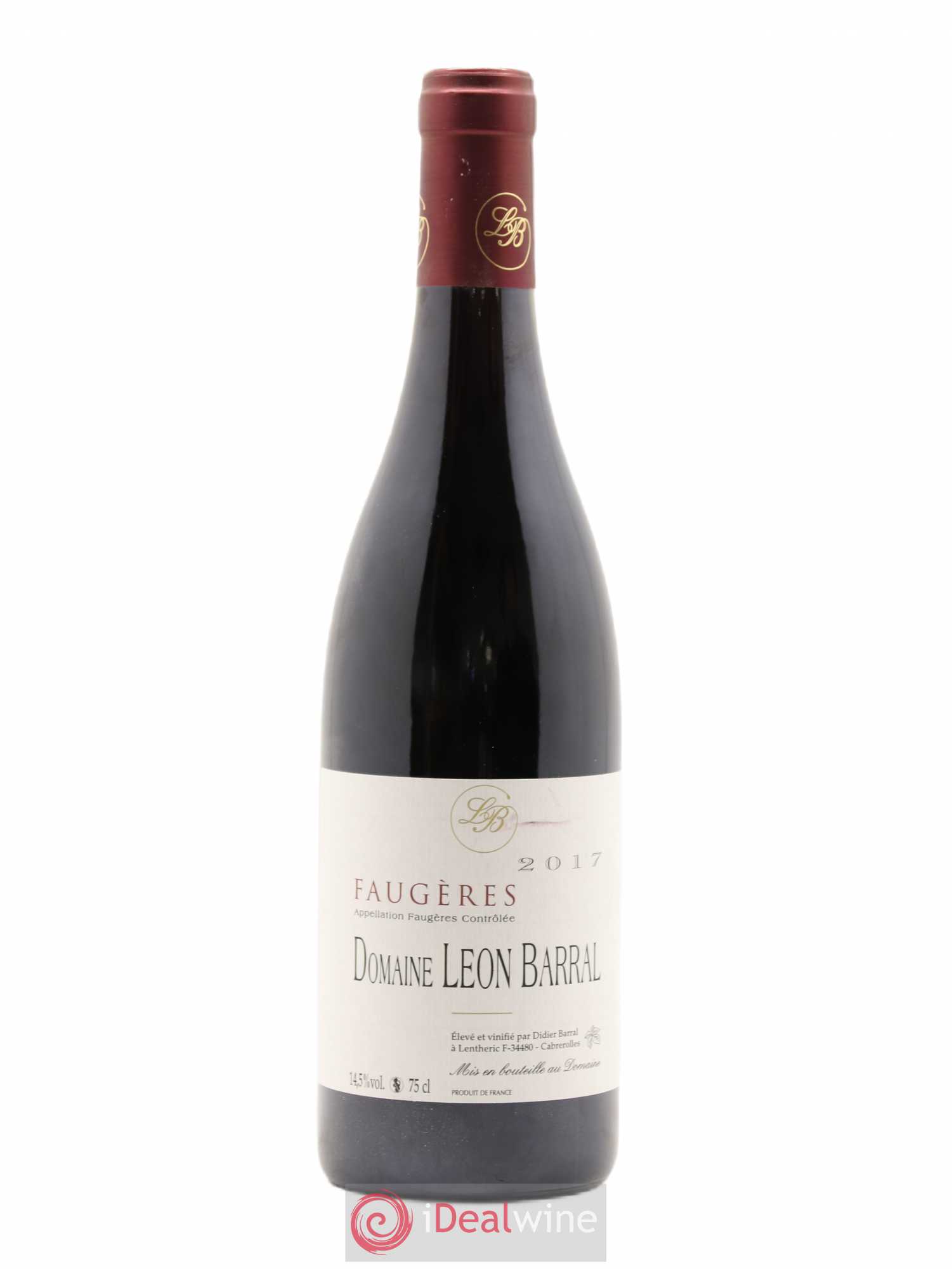 Faugères Domaine Léon Barral 2017 - Lot de 1 bouteille - 0