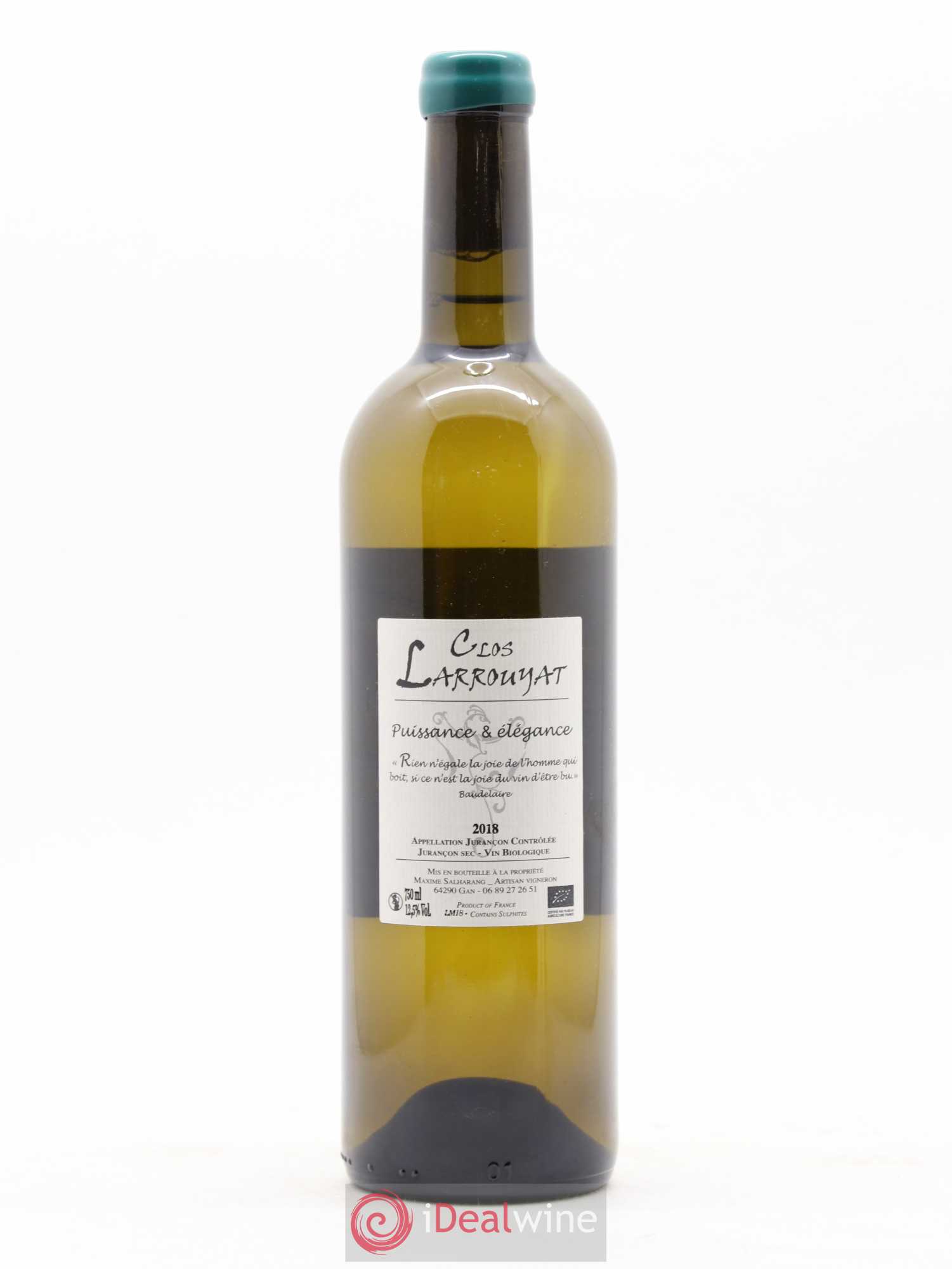 Jurançon Météore Larrouya 2018 - Posten von 1 Flasche - 1