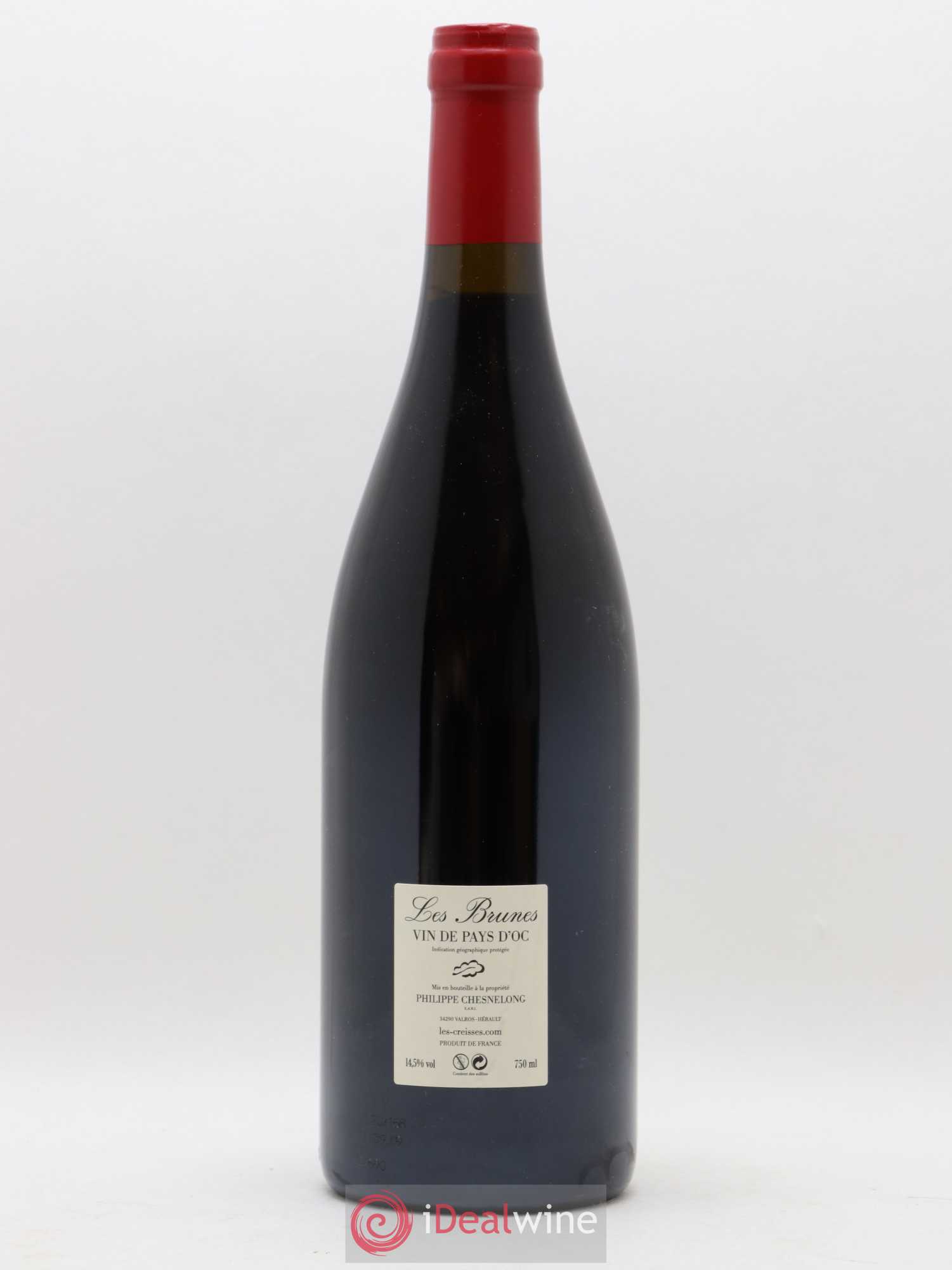 Vin de France Les Brunes Les Creisses (Domaine) 2018 - Lot de 1 bouteille - 1