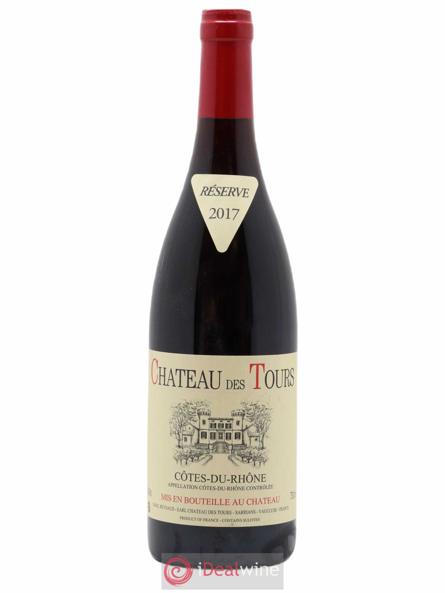 Côtes-du-Rhône Château des Tours Emmanuel Reynaud 2017 - Lot de 1 bouteille - 0