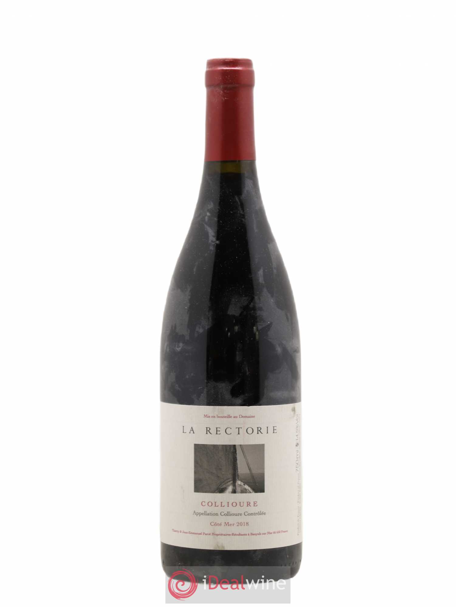 Collioure La Rectorie (Domaine de) Côté Mer Thierry et Jean Emmanuel Parcé 2018 - Lot de 1 bouteille - 0