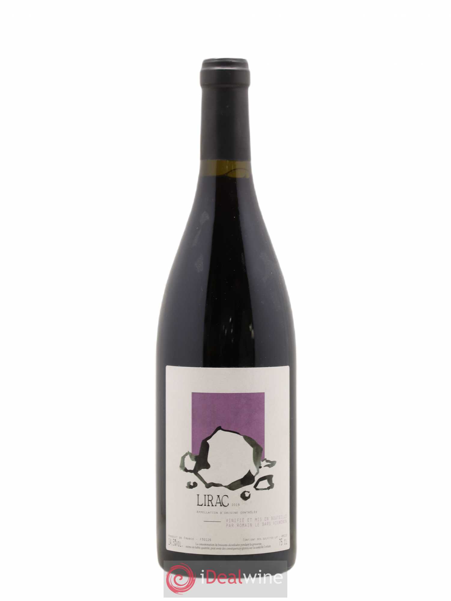 Lirac Romain Le Bars 2019 - Lot de 1 bouteille - 0