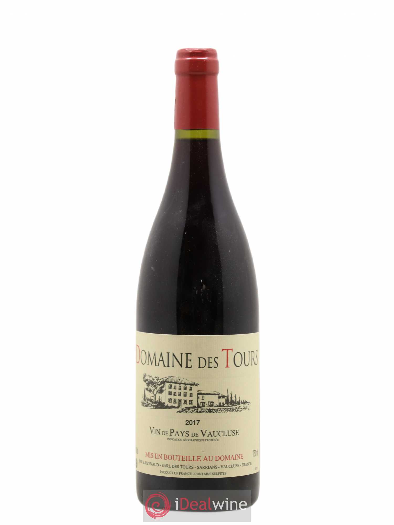 Vaucluse (Vin de Pays de Vaucluse) Domaine des Tours Emmanuel Reynaud 2017 - Lot de 1 bouteille - 0
