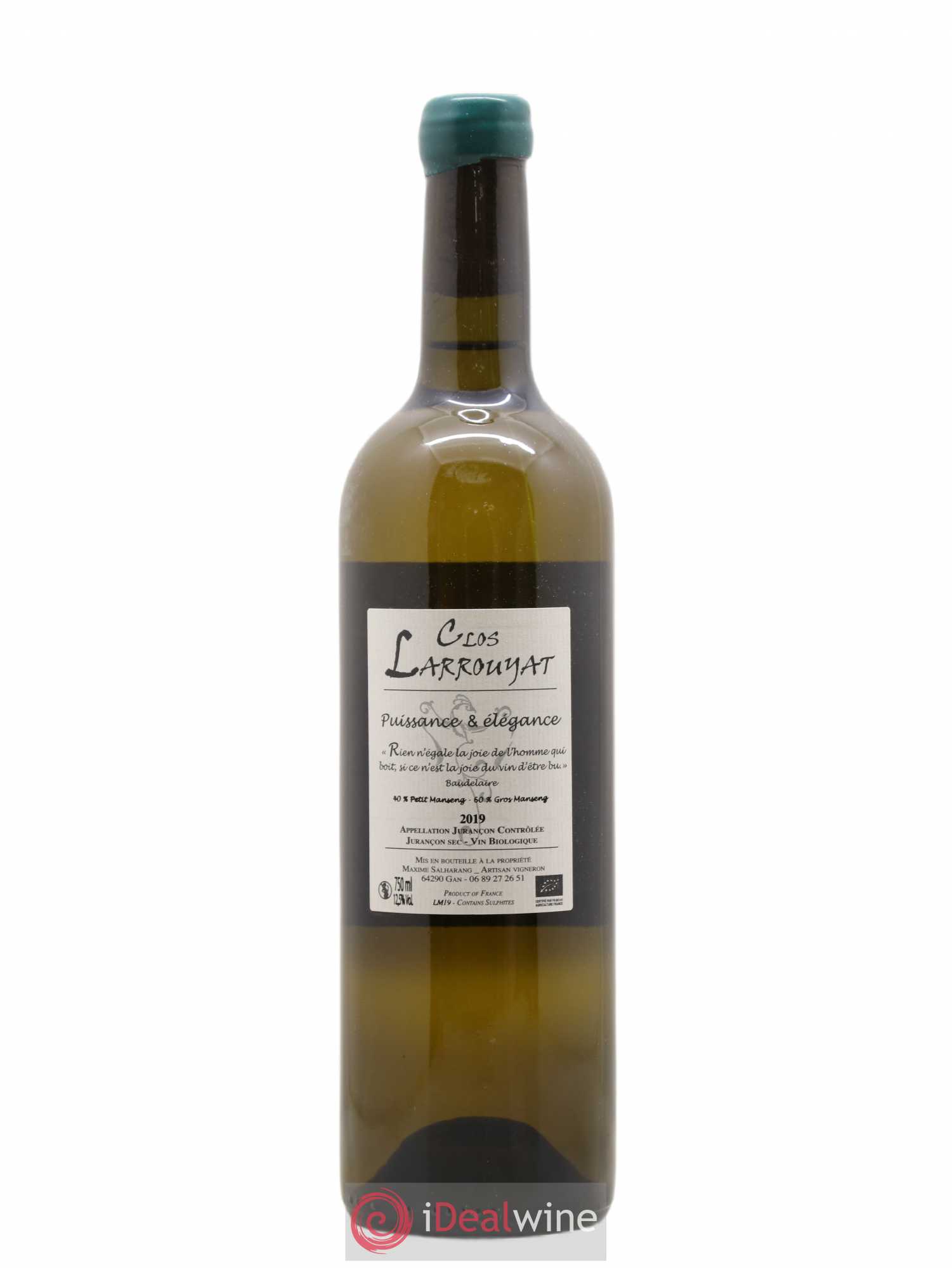 Jurançon Météore Clos Larouyat 2019 - Posten von 1 Flasche - 1