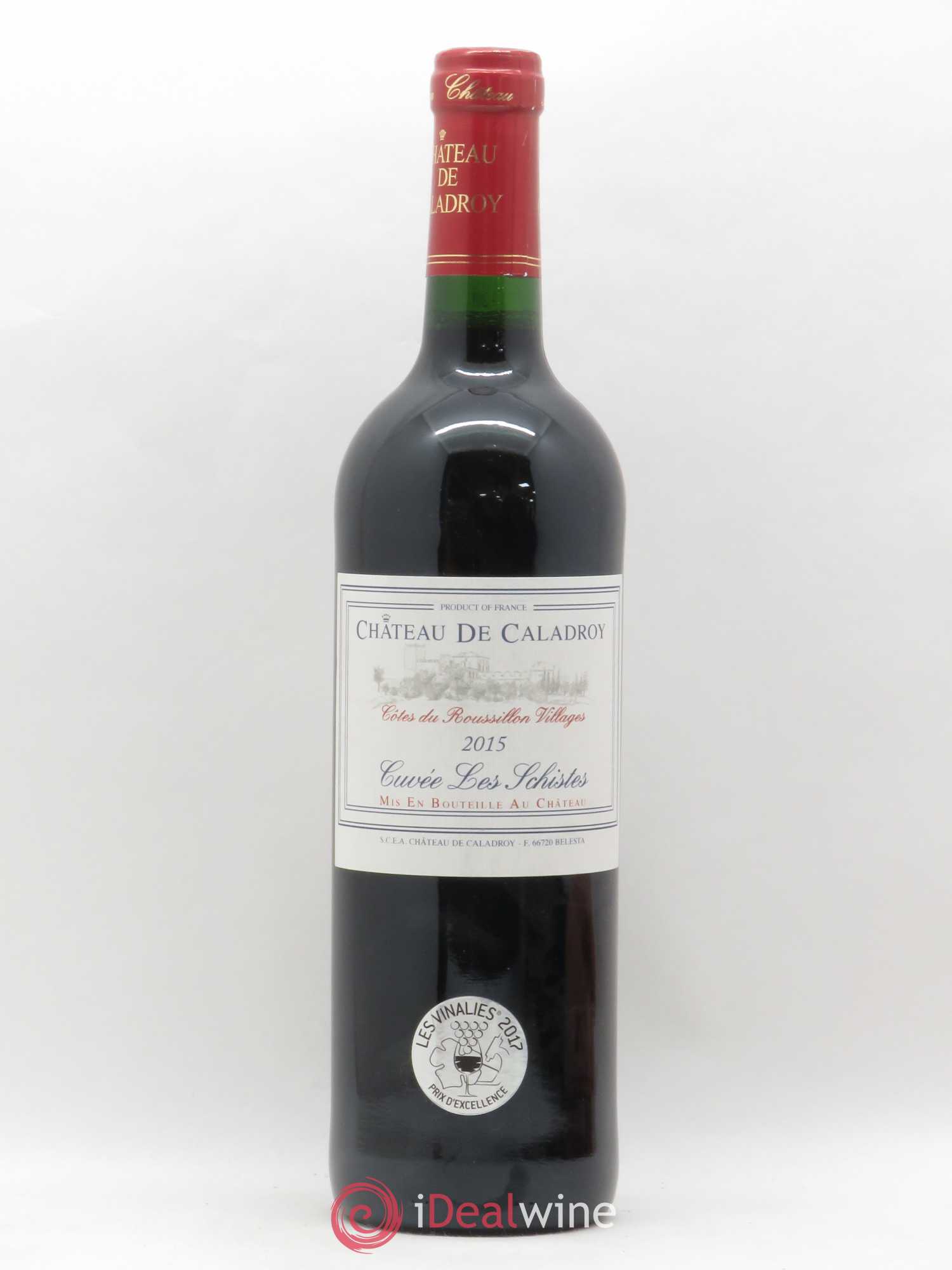 Côtes du Roussillon Caladroy Cuvee Les Schistes 2015 - Posten von 1 Flasche - 0