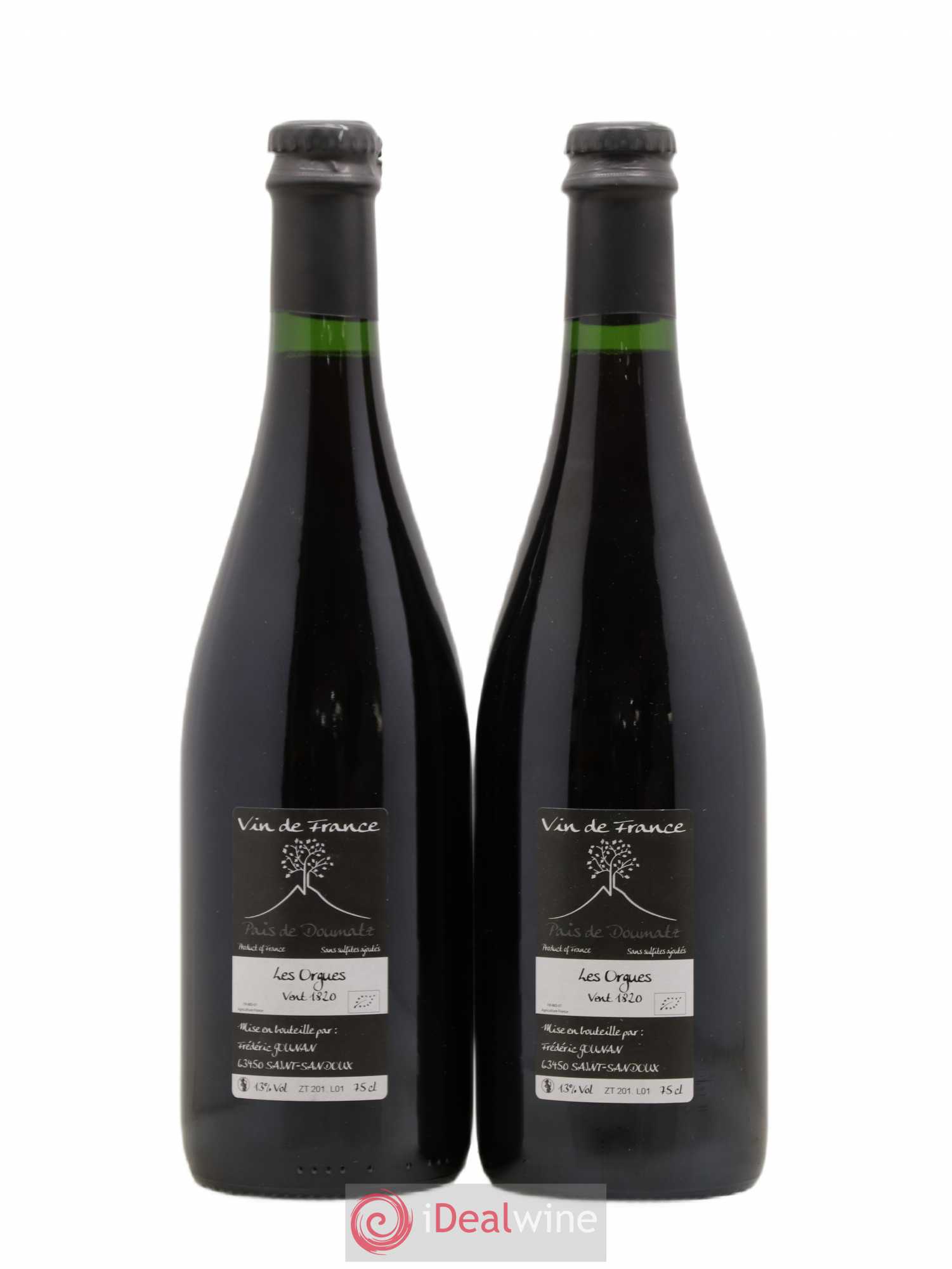 Vin de France Les Orgues Vignoble de l'Arbre Blanc 2018 - Lot de 2 bouteilles - 1