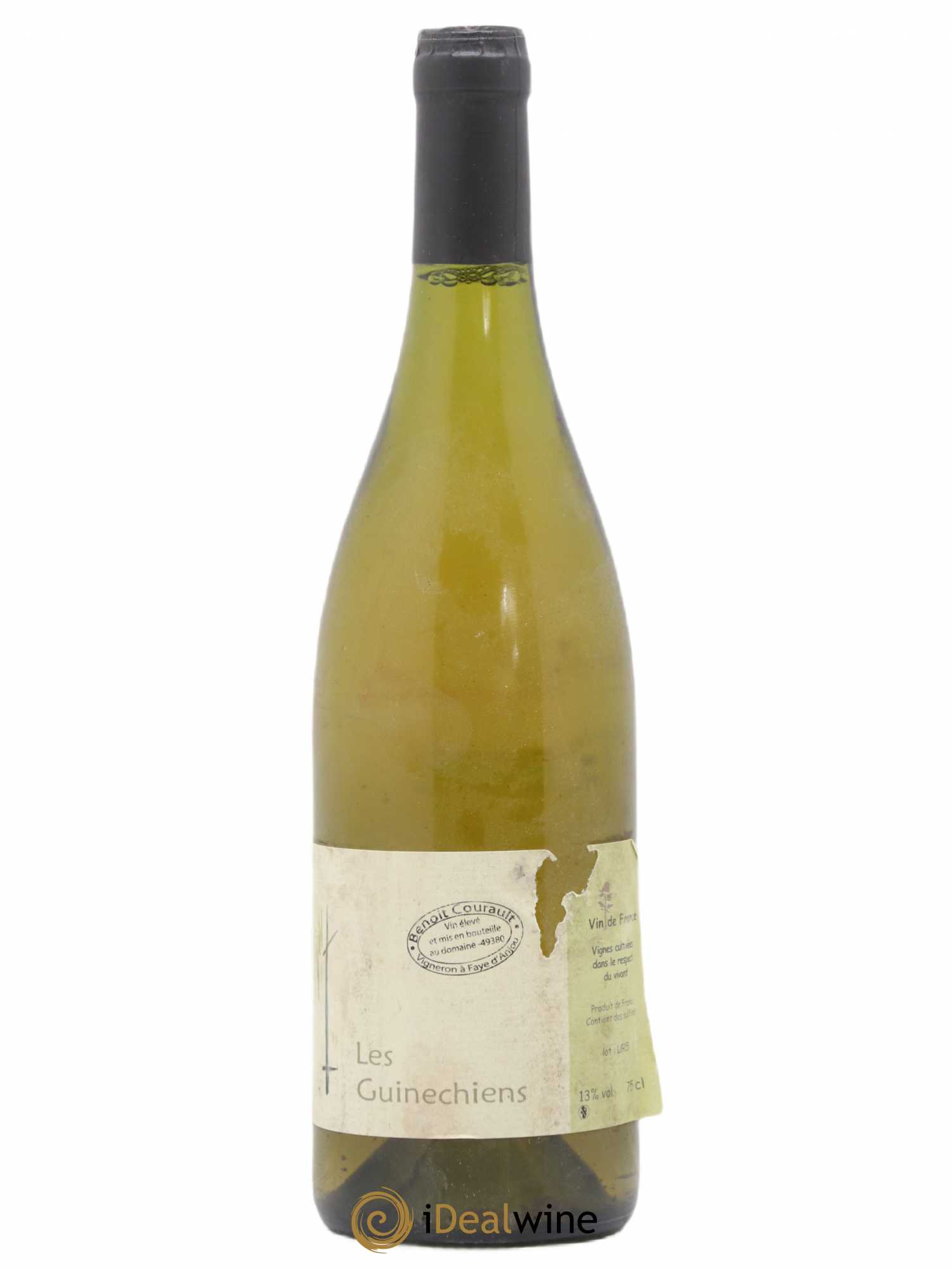 Vin de France Les Guinechiens Benoit Courault 2015 - Lot de 1 bouteille - 0