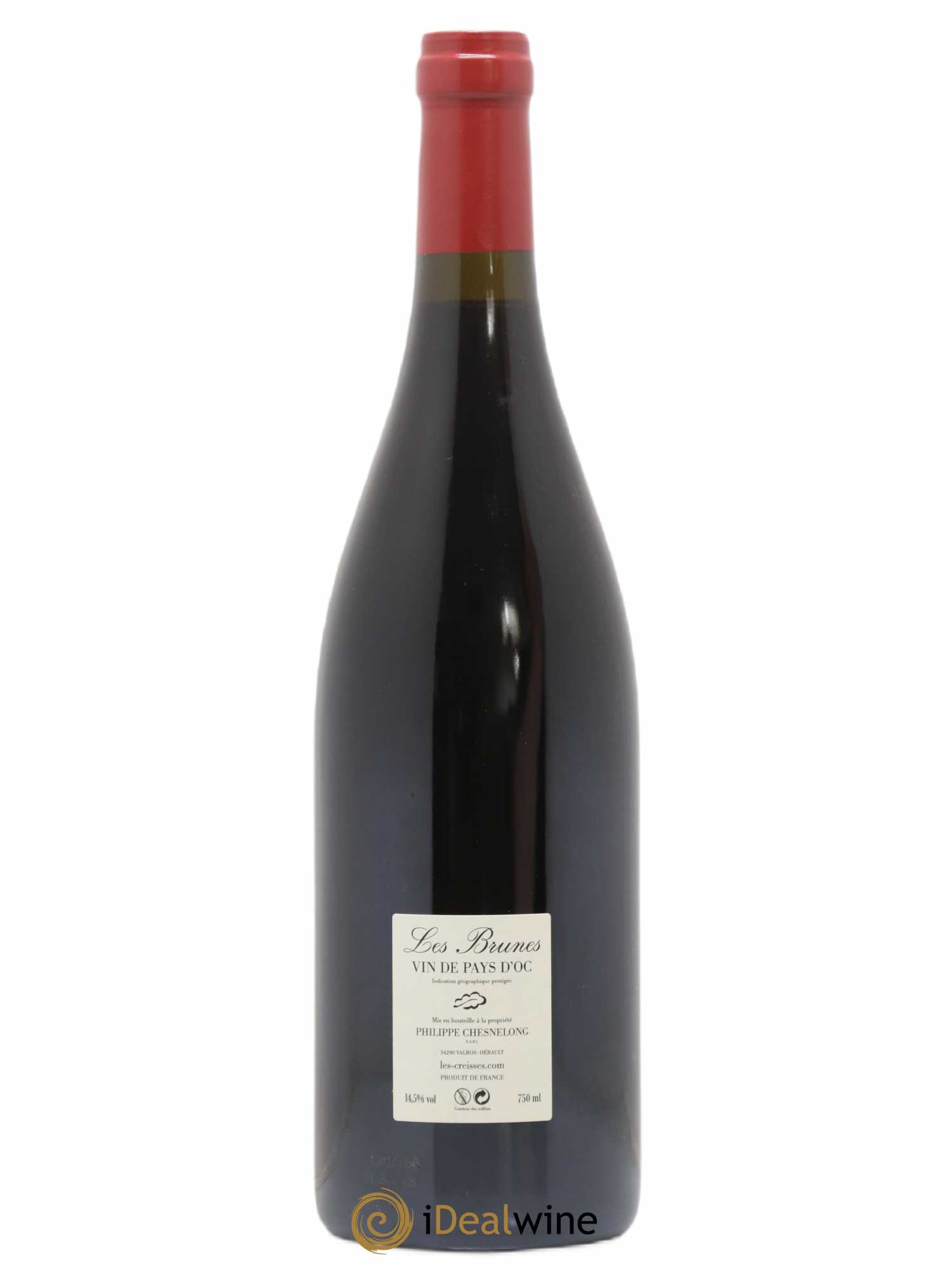 Vin de France Les Brunes Les Creisses (Domaine) 2018 - Lot de 1 bouteille - 1