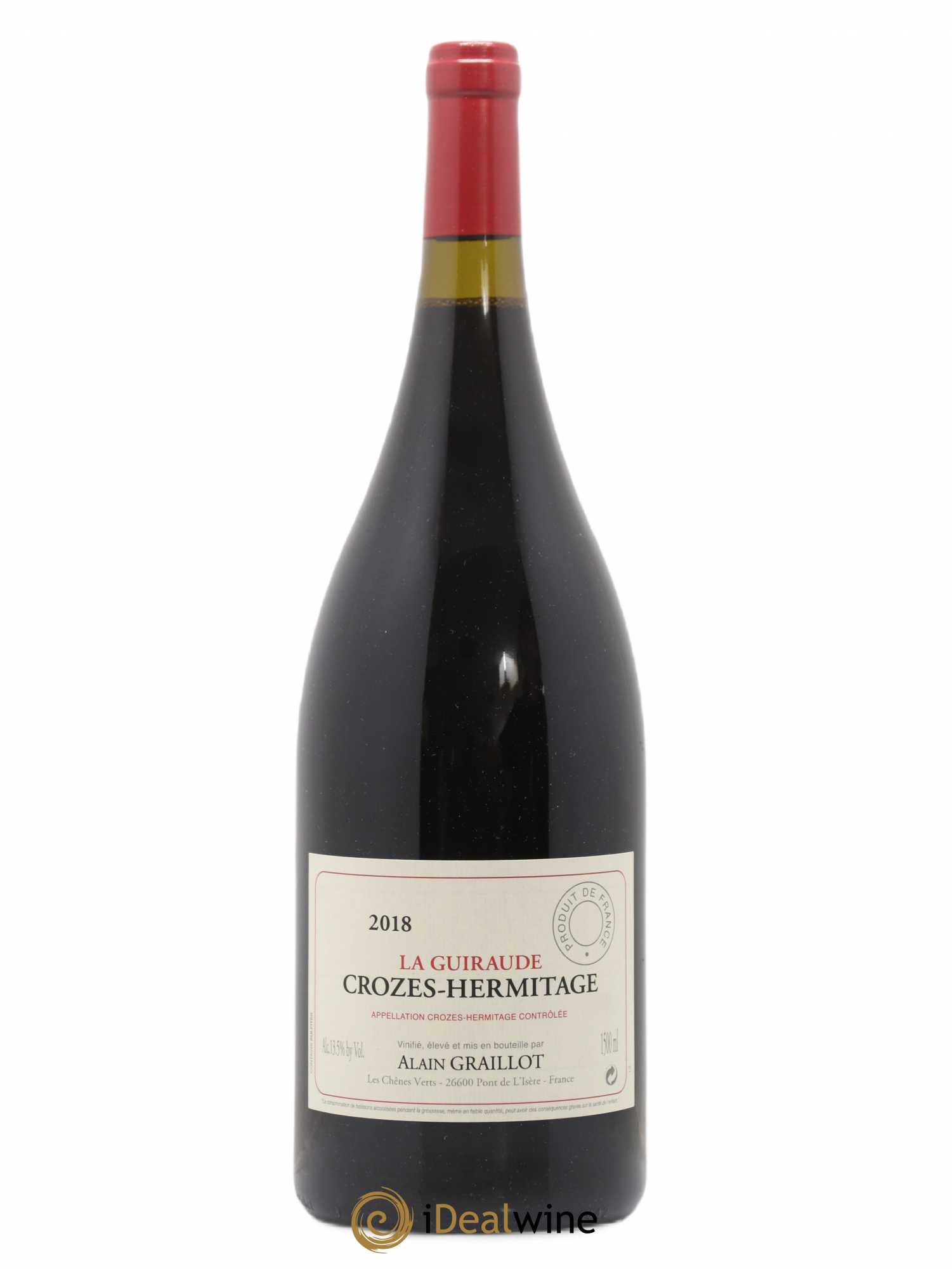 Crozes-Hermitage La Guiraude Domaine Graillot 2018 - Lot de 1 magnum - 0