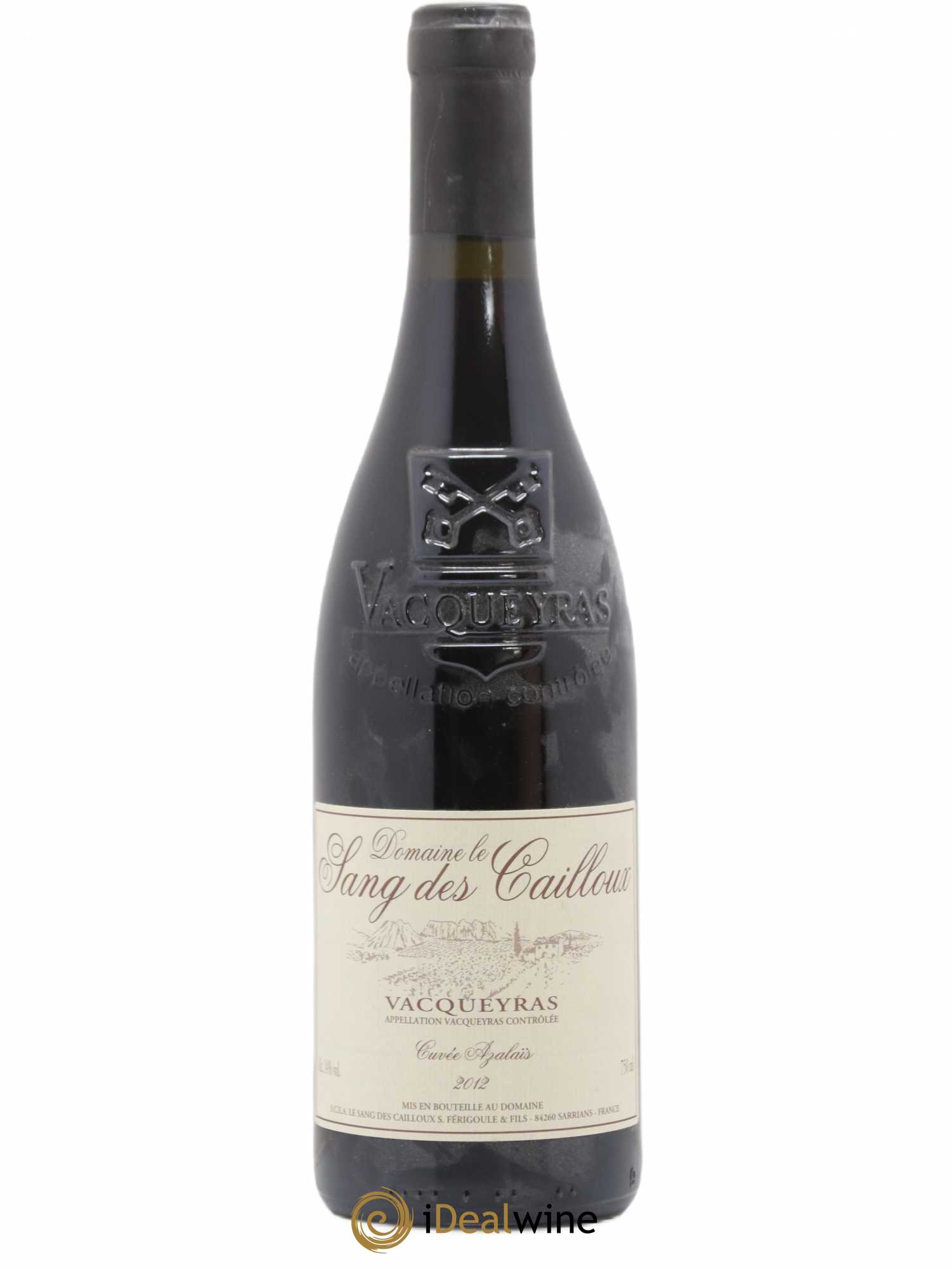 Vacqueyras Azalaïs Le Sang des Cailloux 2012 - Lot de 1 bouteille - 0