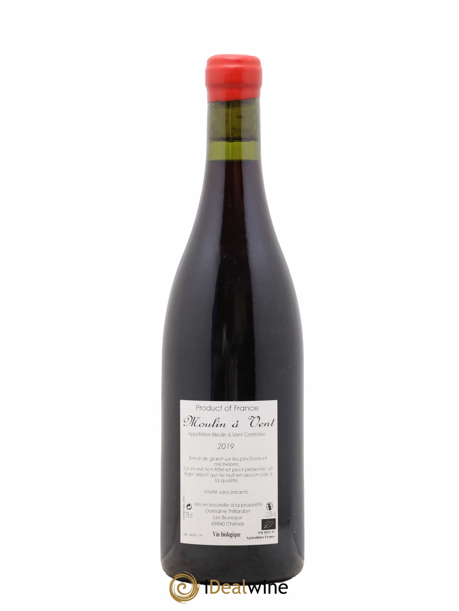 Moulin-à-Vent Domaine Thillardon 2019 - Lot de 1 bouteille - 1