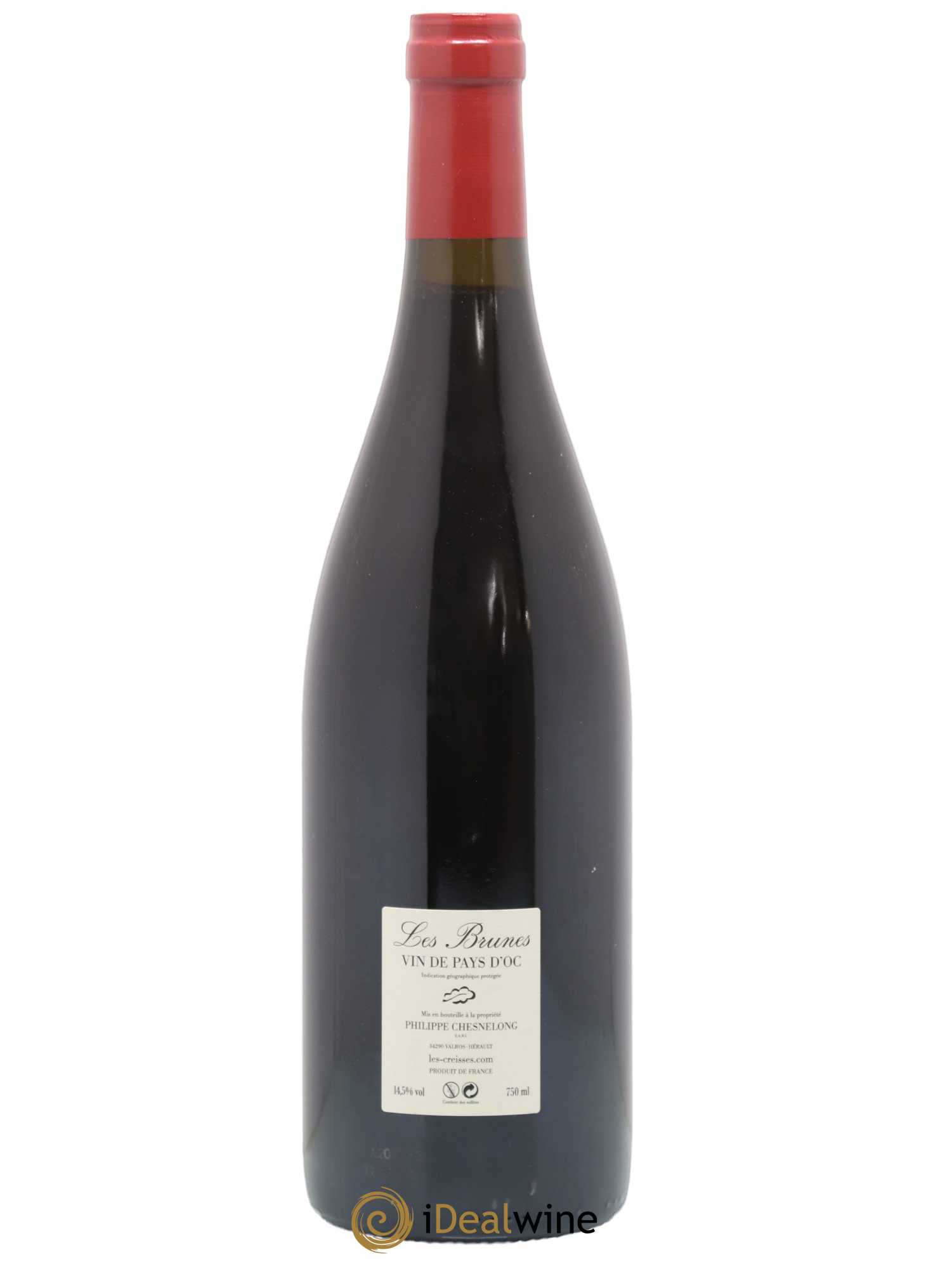 Vin de France Les Brunes Les Creisses (Domaine) 2018 - Lot de 1 bouteille - 1