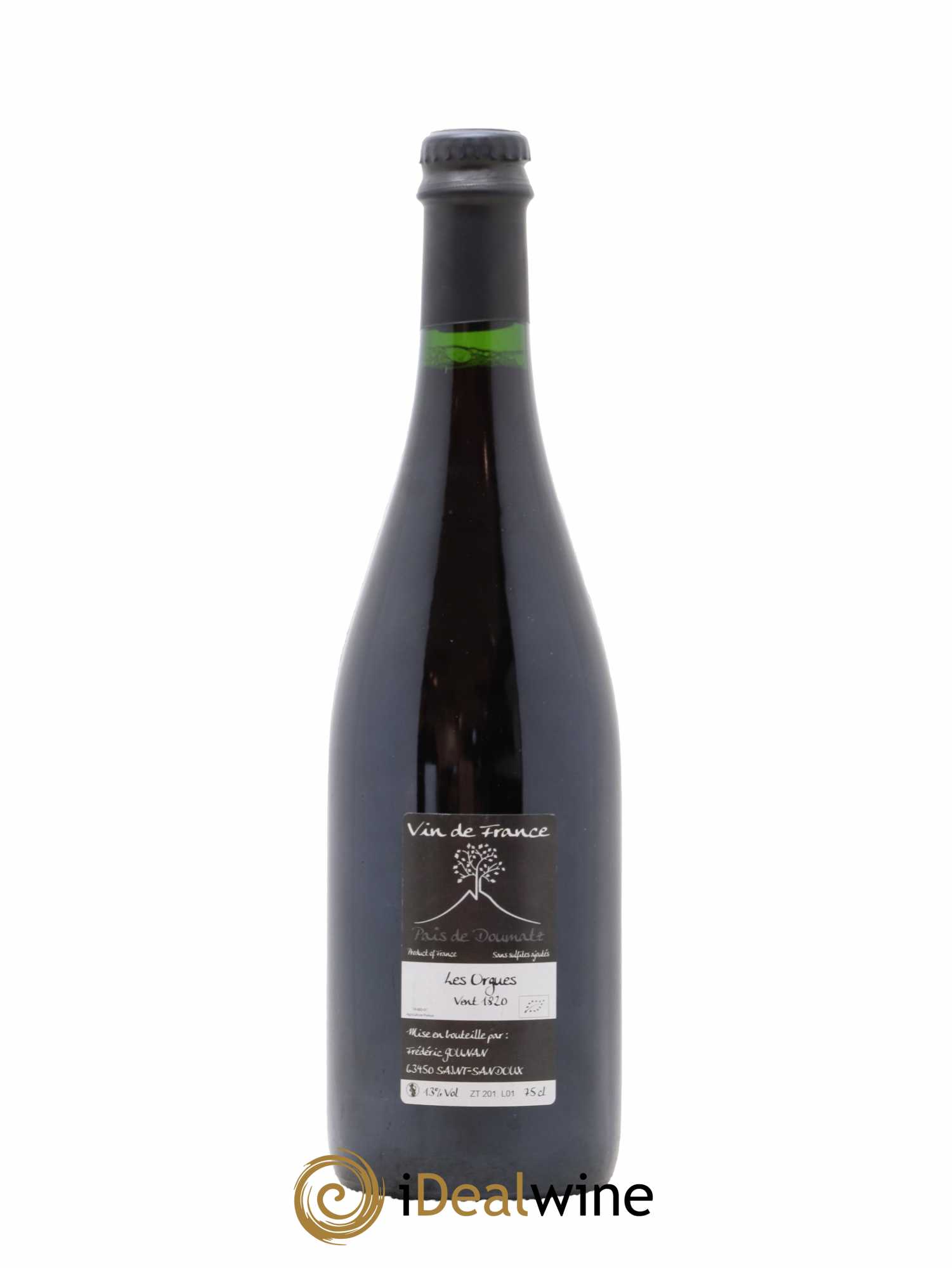 Vin de France Les Orgues Vignoble de l'Arbre Blanc (sans prix de réserve) 2018 - Lot de 1 bouteille - 1