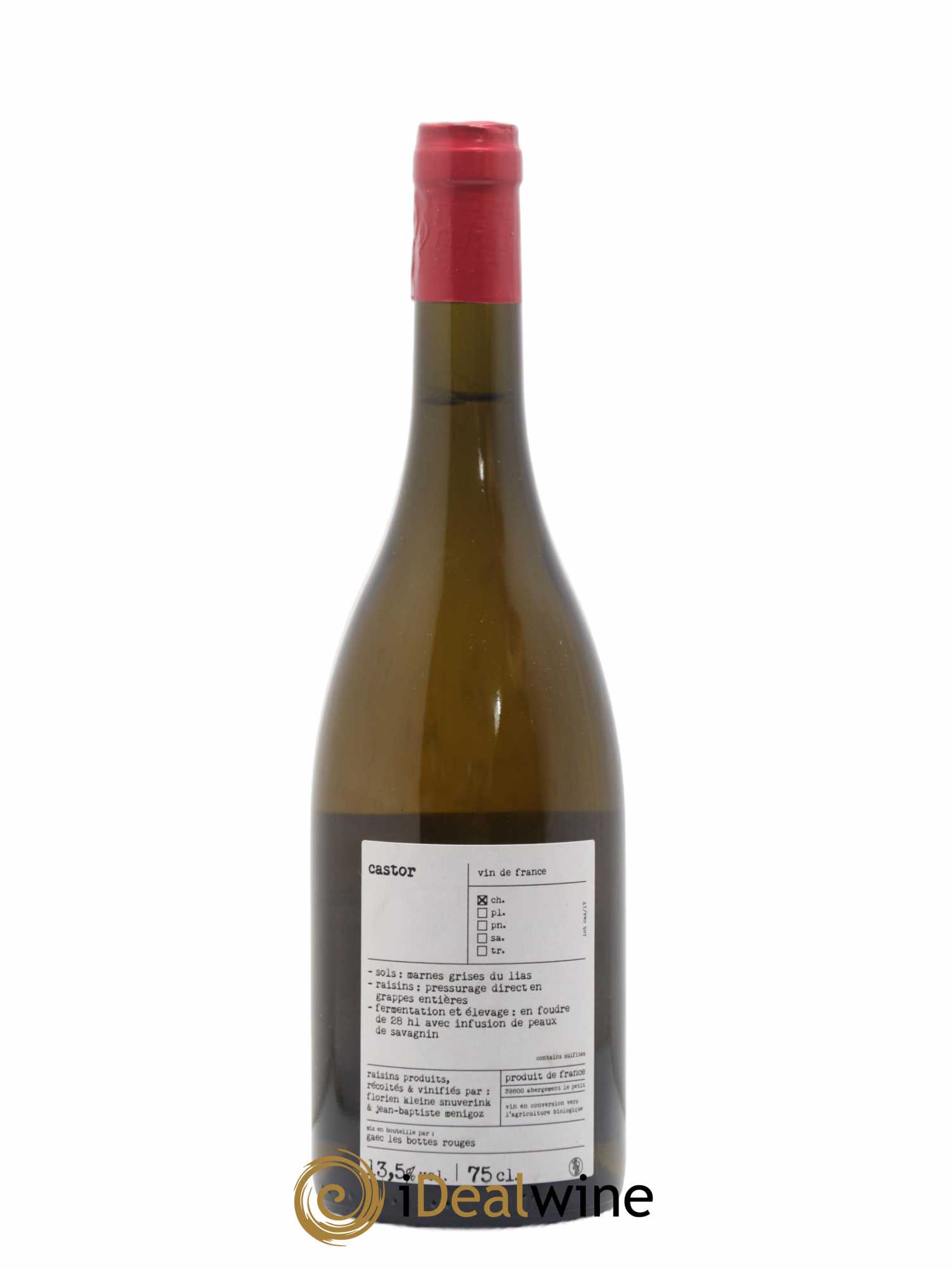 Vin de France Castor Les Bottes Rouges 2017 - Lotto di 1 bottiglia - 1
