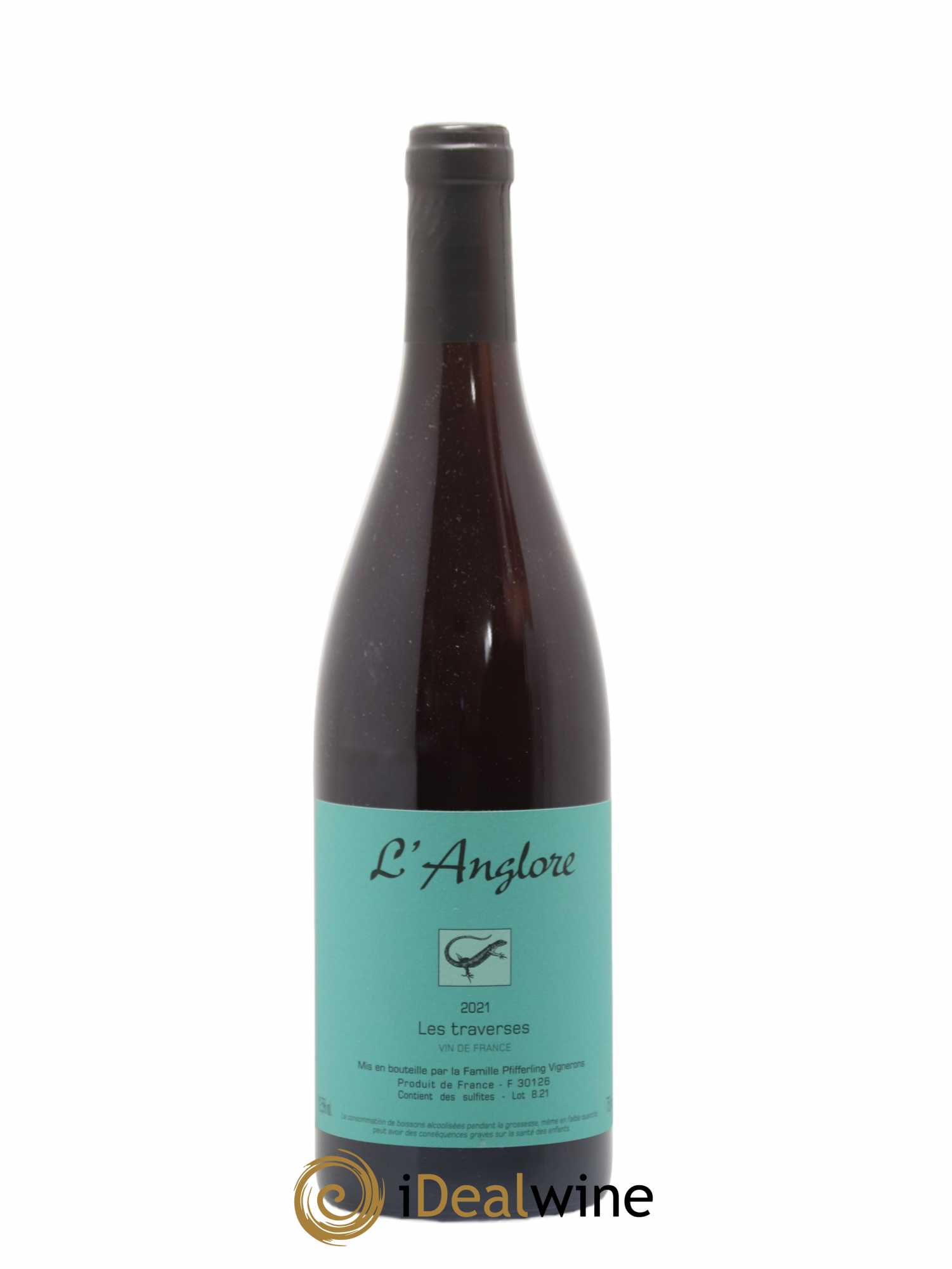Vin de France Les Traverses L'Anglore 2021 - Lot de 1 bouteille - 0