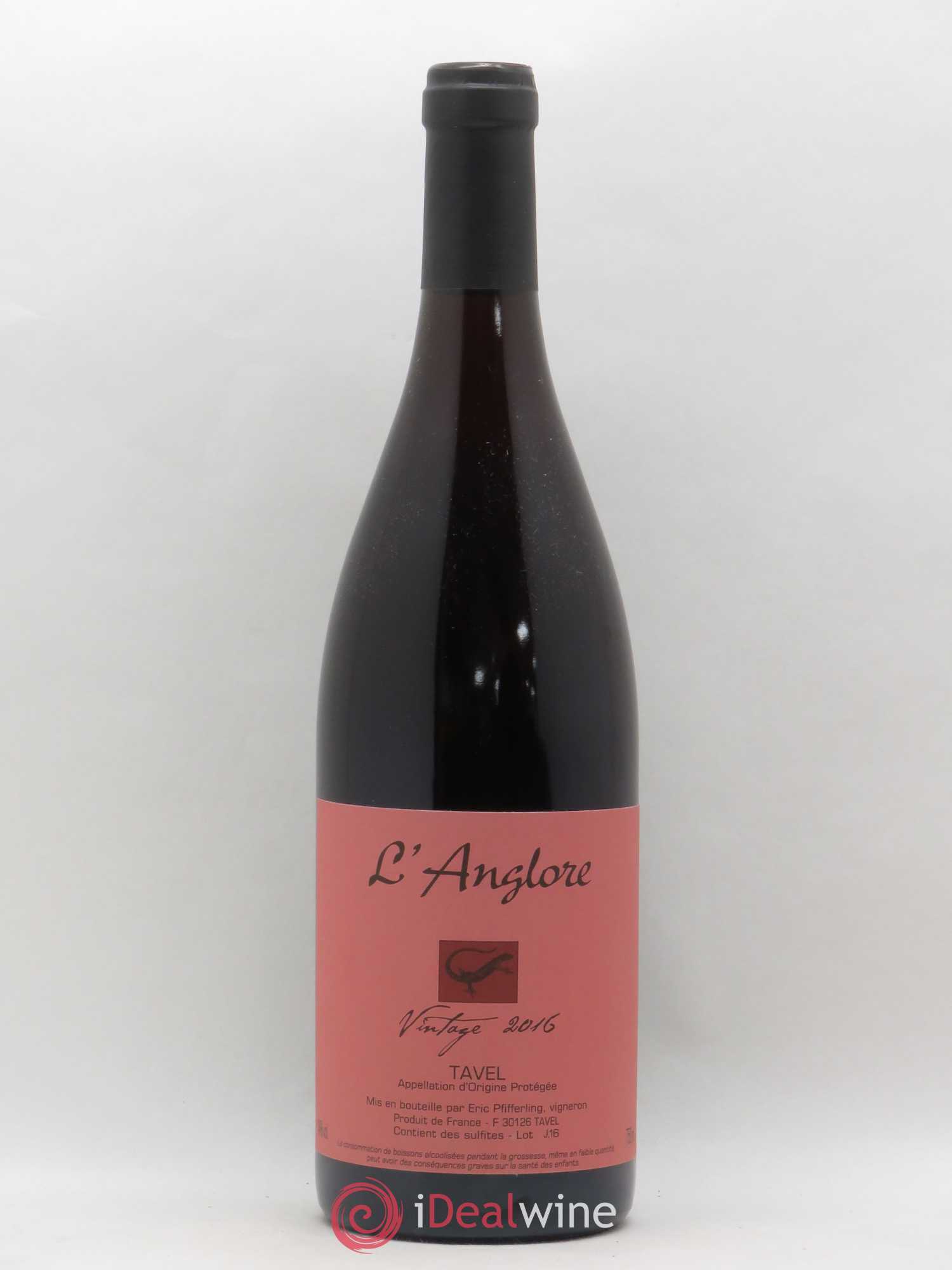 Tavel Vintage L'Anglore 2016 - Lot de 1 bouteille - 0