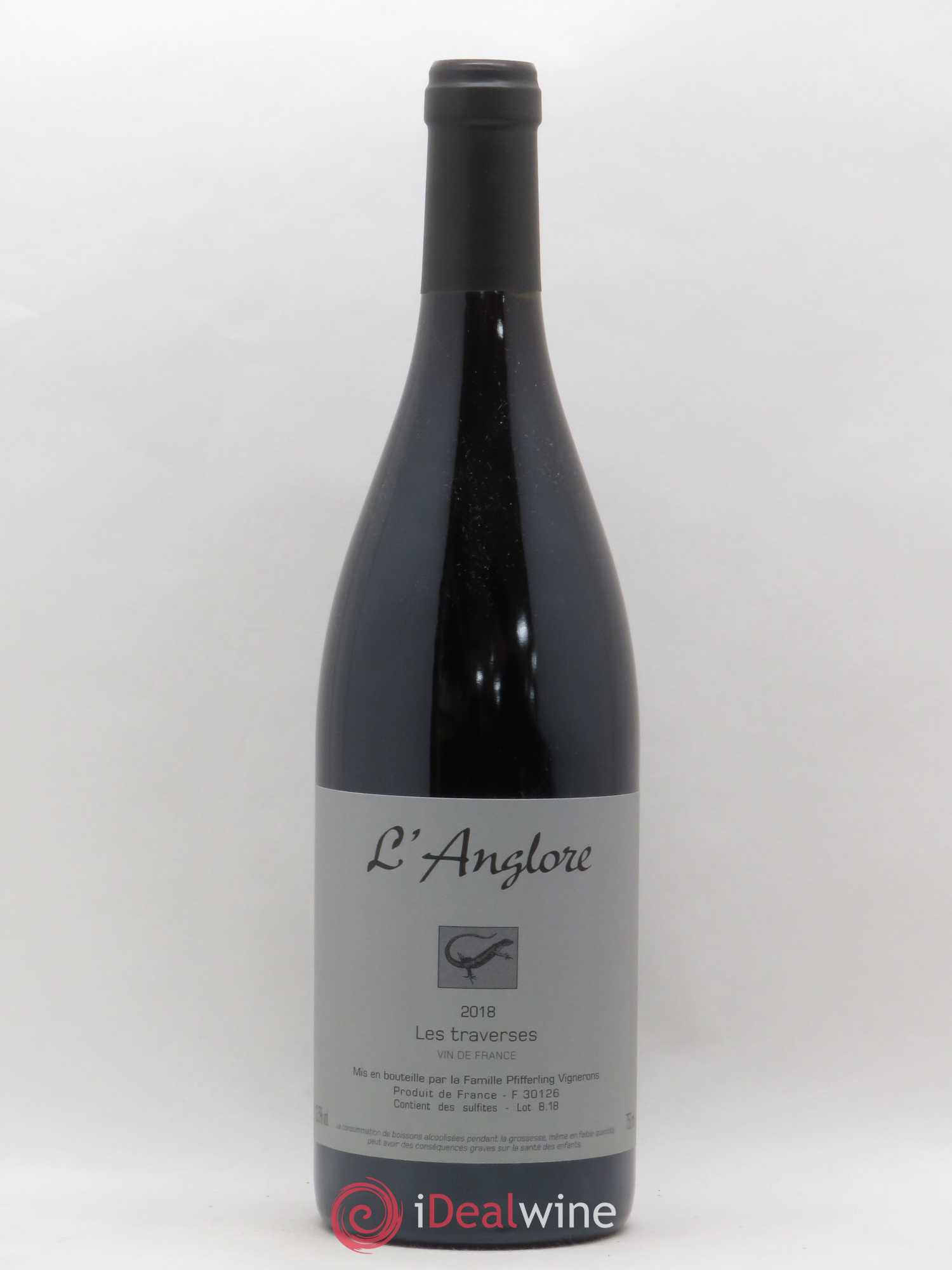 Vin de France Les Traverses L'Anglore (sans prix de réserve) 2018 - Lot de 1 bouteille - 0