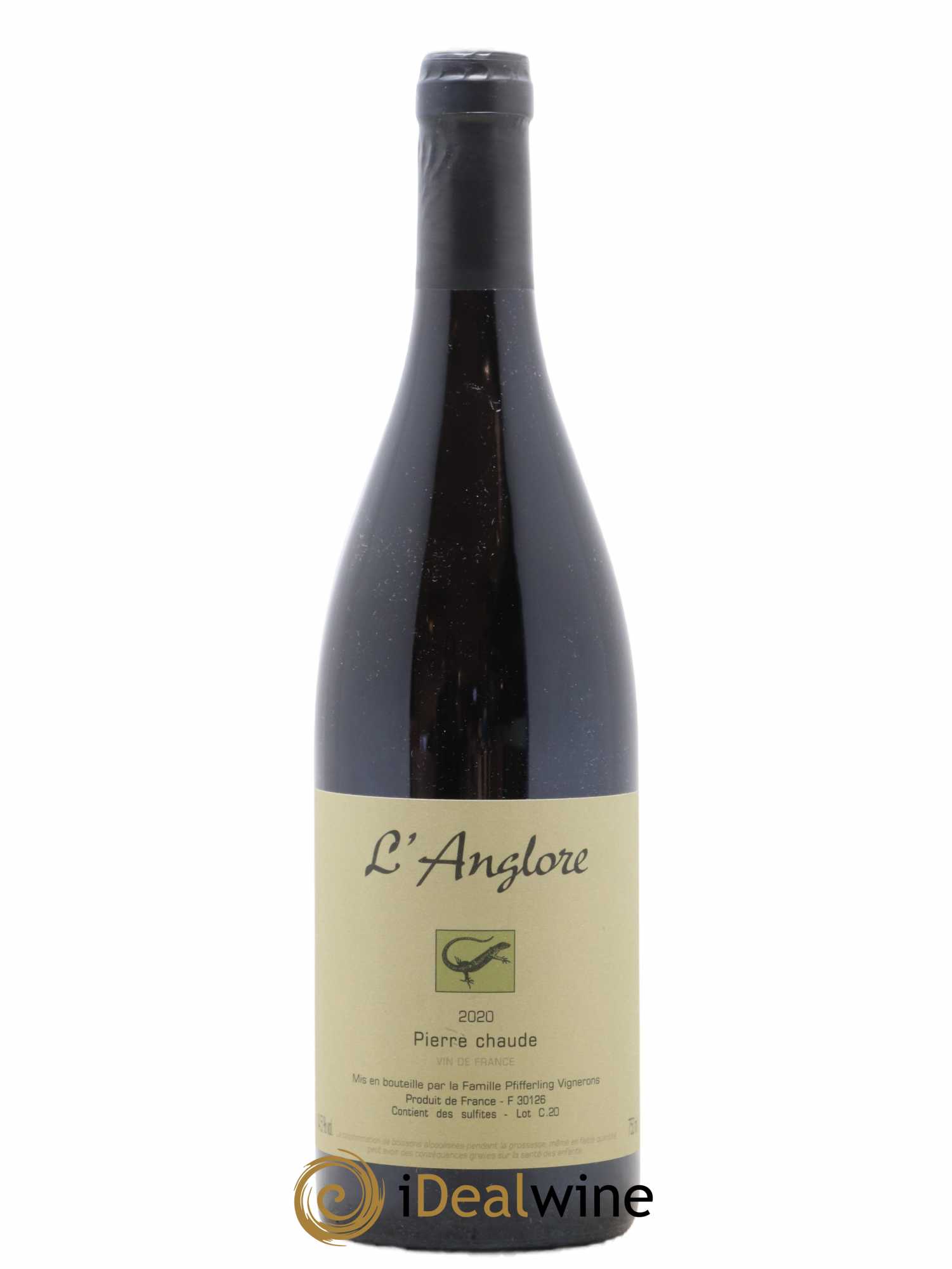 Vin de France Pierre chaude L'Anglore 2020 - Lot de 1 bouteille - 0