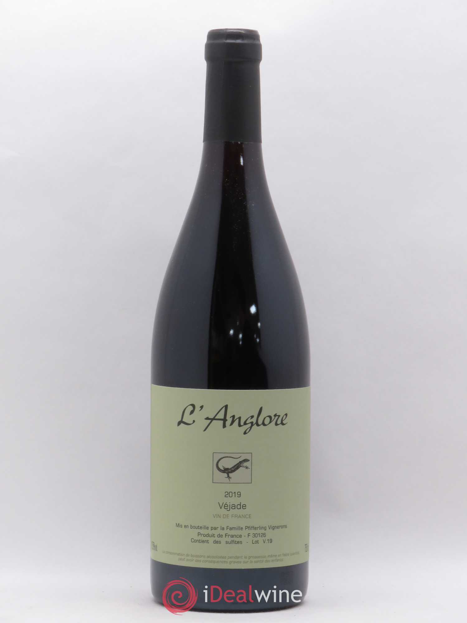 Vin de France Véjade L'Anglore 2019 - Lot de 1 bouteille - 0