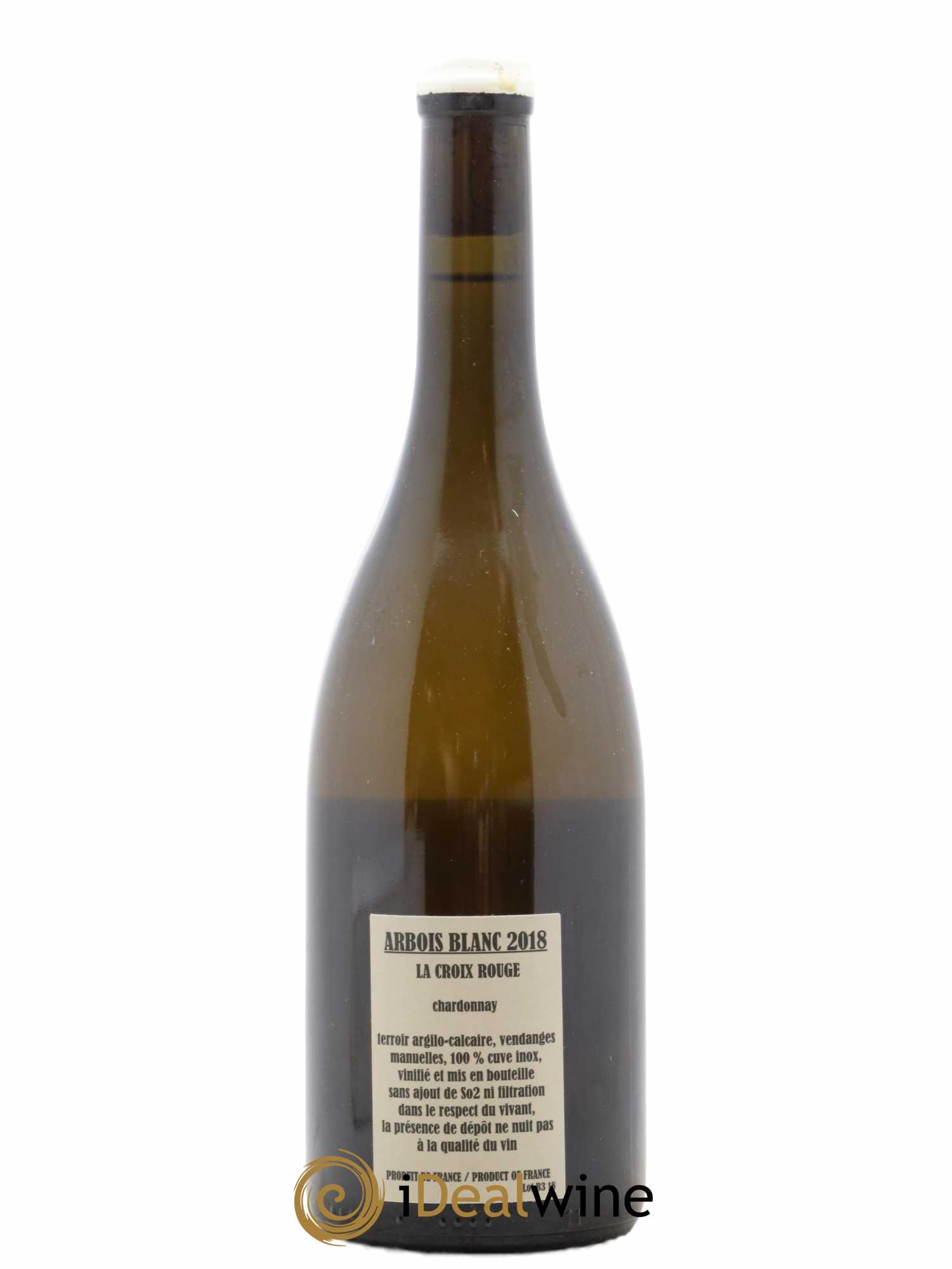 Arbois Chardonnay La Croix Rouge Adeline Houillon & Renaud Bruyère 2018 - Lot de 1 bouteille - 1
